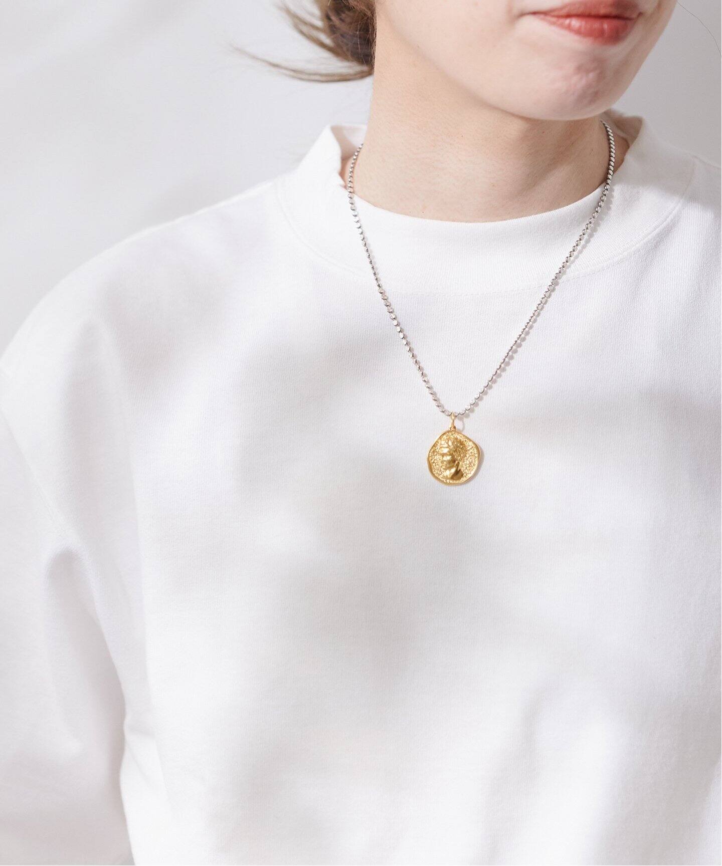 HERMINA ATHENS】HERMIS LARGE MATTE CHARM NEC：ネックレス 
