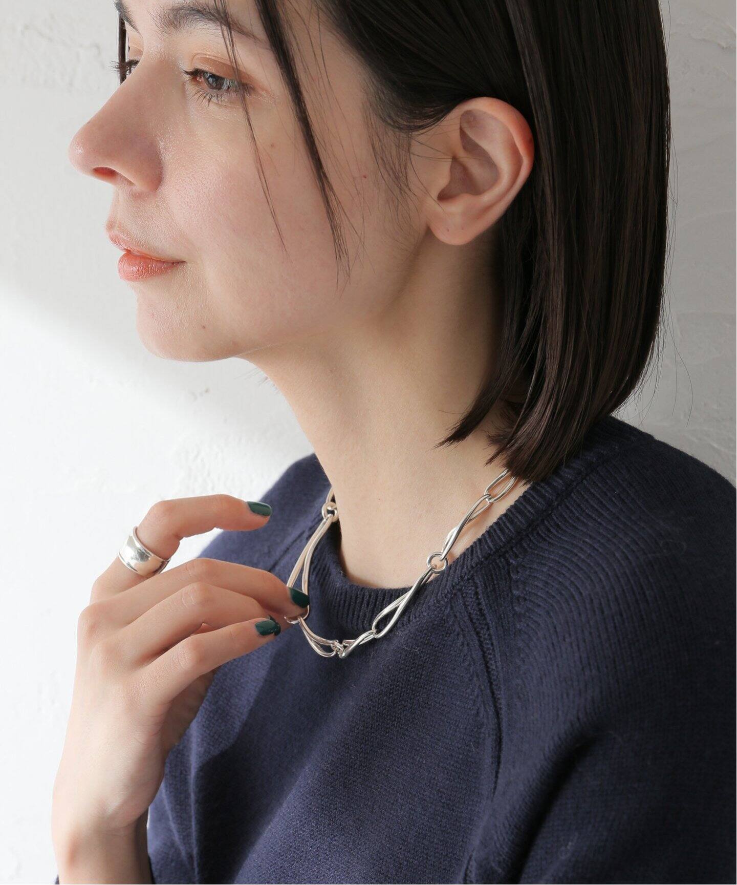 SAPIR BACHAR/サピア バシャール】LUNA NECKLACE：ネックレス