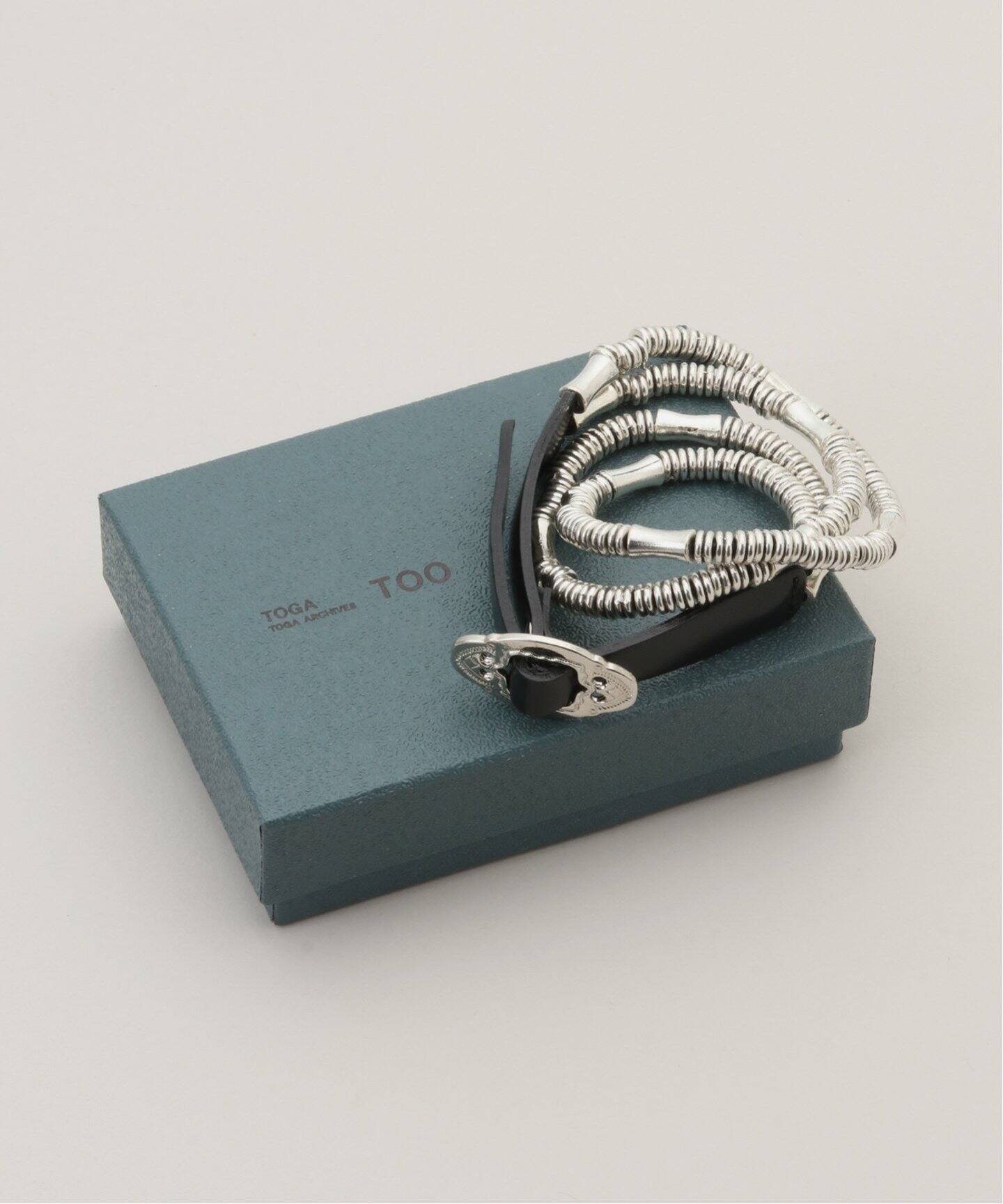 TOGA TOO/トーガトゥ】Beads double bangle：バングル（ブレスレット 