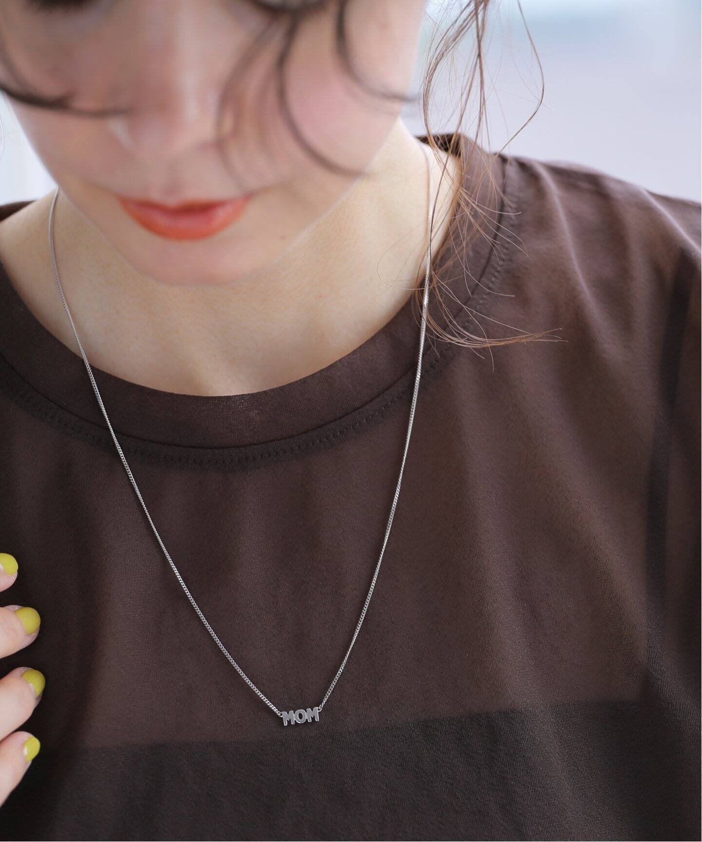 MARIA BLACK/マリアブラック】 Mom Necklace 55 SV：ネックレス 