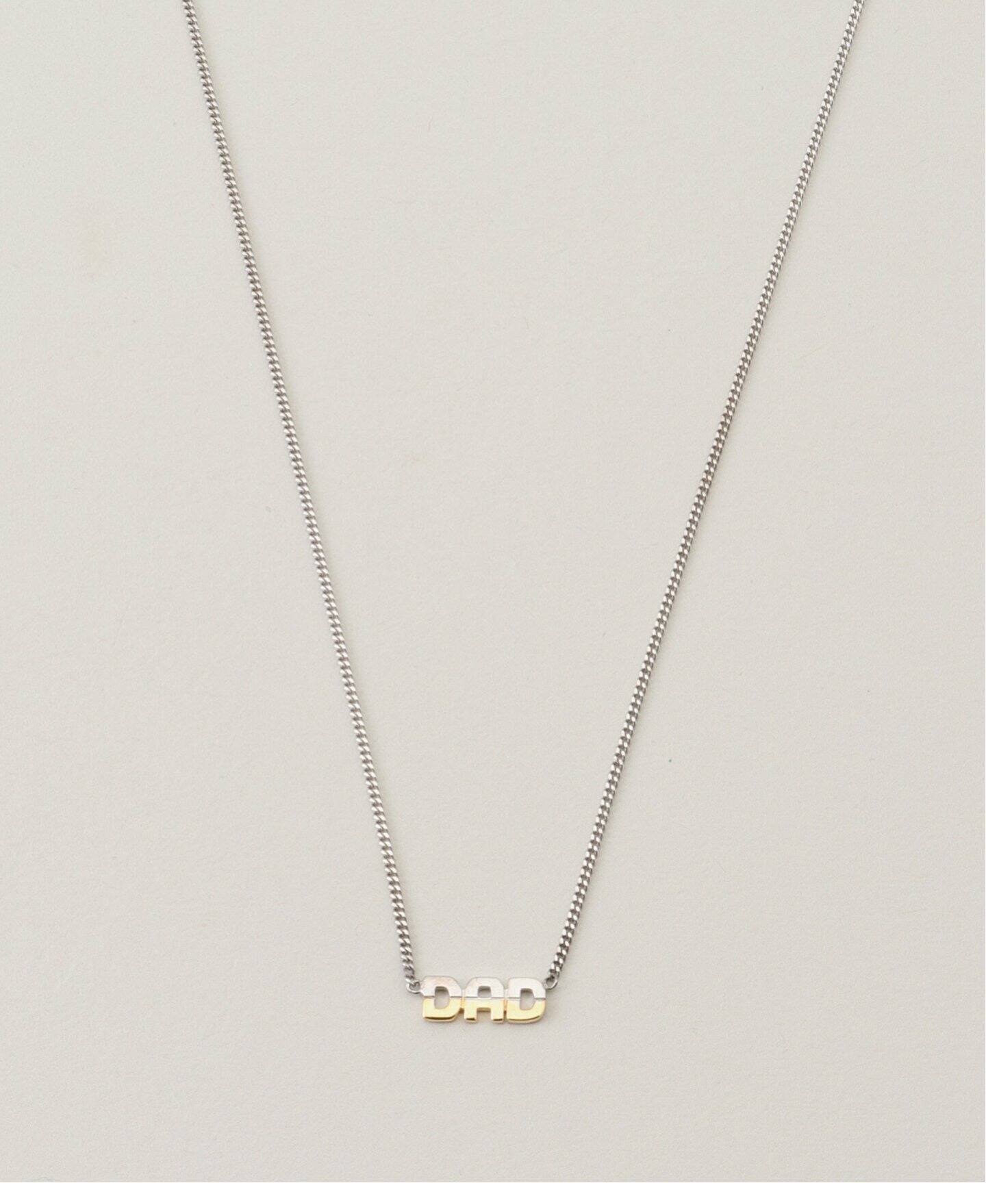 MARIA BLACK/マリアブラック】DAD Necklace SV/GD 55 cm：ネックレス 