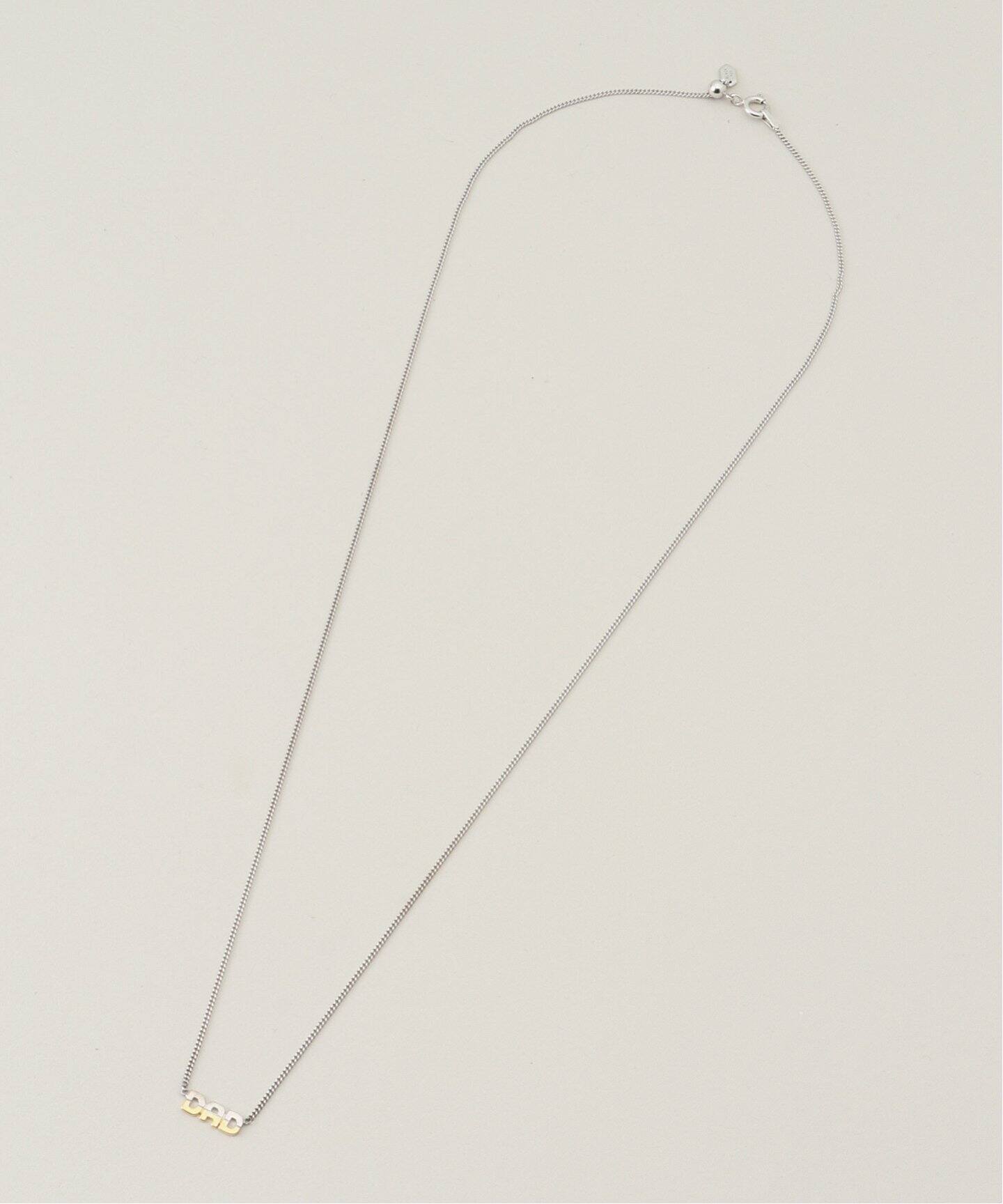 MARIA BLACK/マリアブラック】DAD Necklace SV/GD 55 cm：ネックレス 