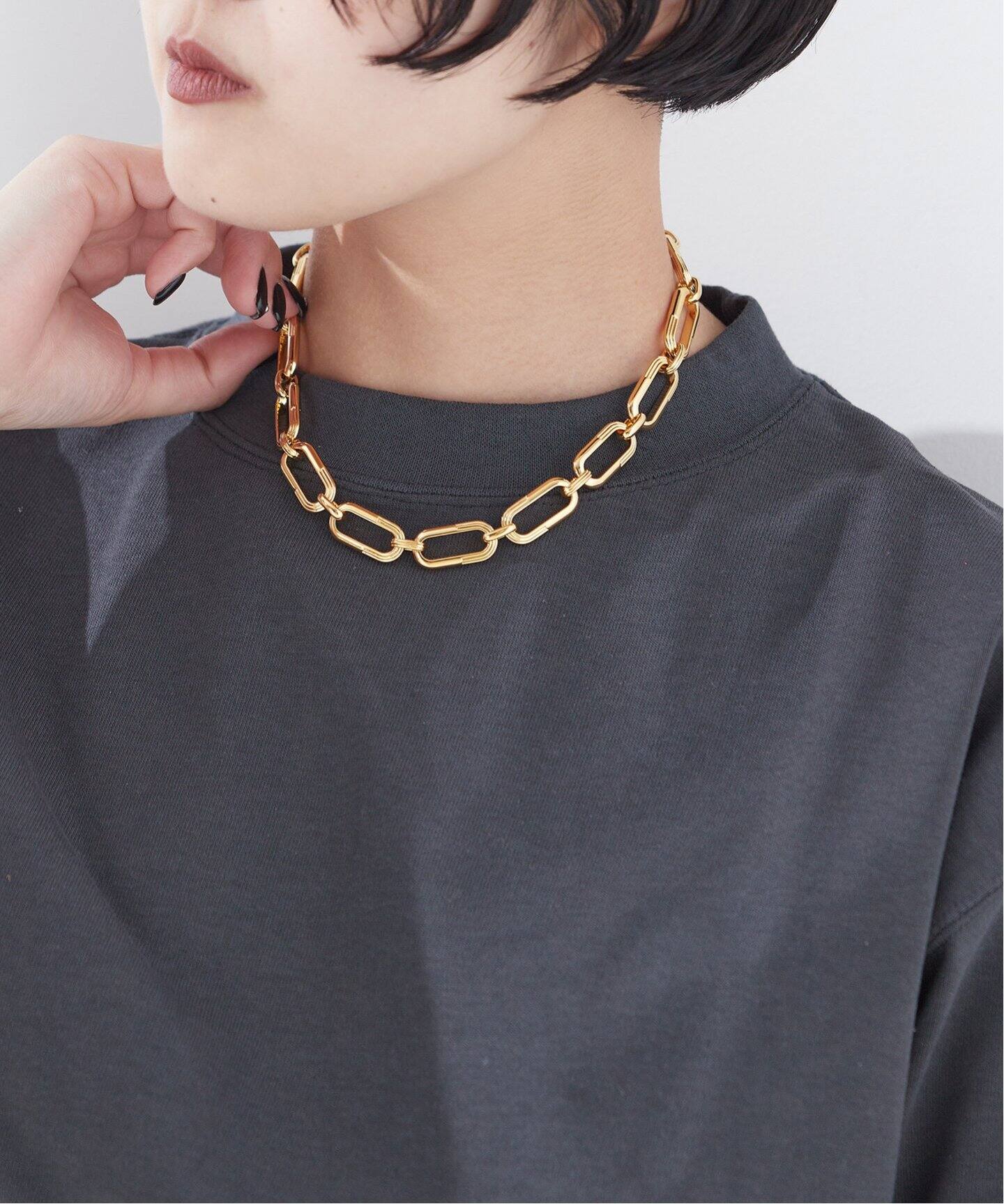 Missoma/ミッソマ】ZENYU LINK CHUNKY CHAIN NECKLACE：ネックレス 