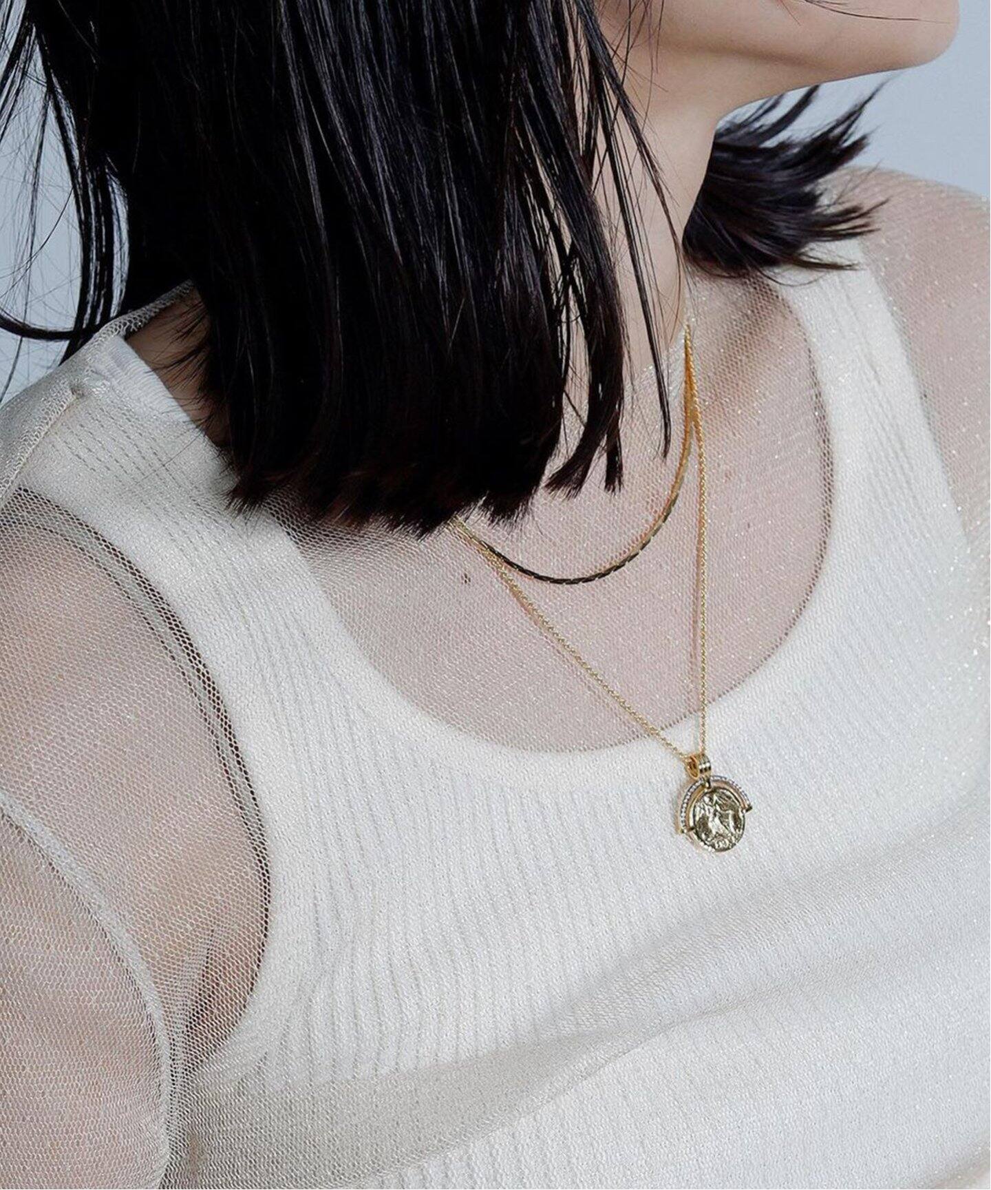 Missoma/ミッソマ】LUCY WILLIAMS ENGRAVABLE FORTUNA：ネックレス 