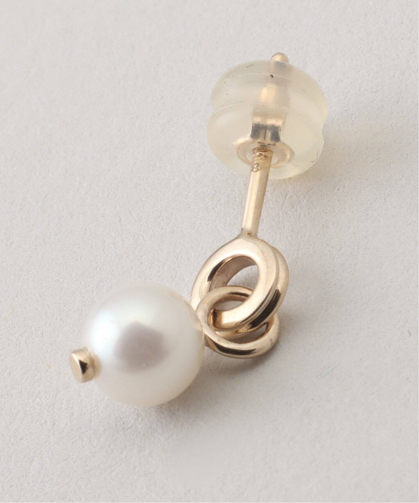 HIROTAKA/ヒロタカ】Mini Beluga Pearl Earring：ピアス（片耳用 