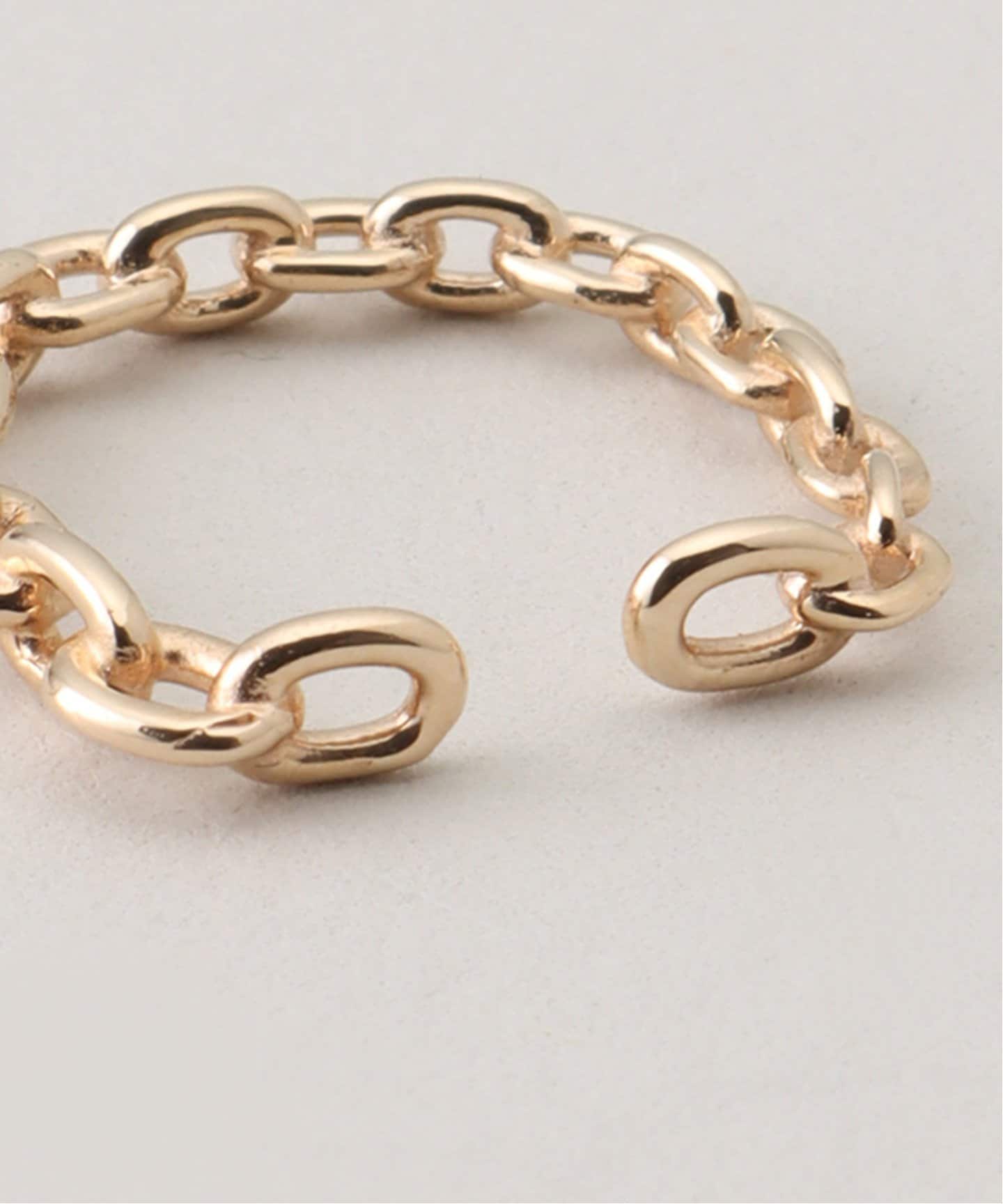 HIROTAKA/ヒロタカ】Oblong Chain Ear Cuff S：イヤーカフ
