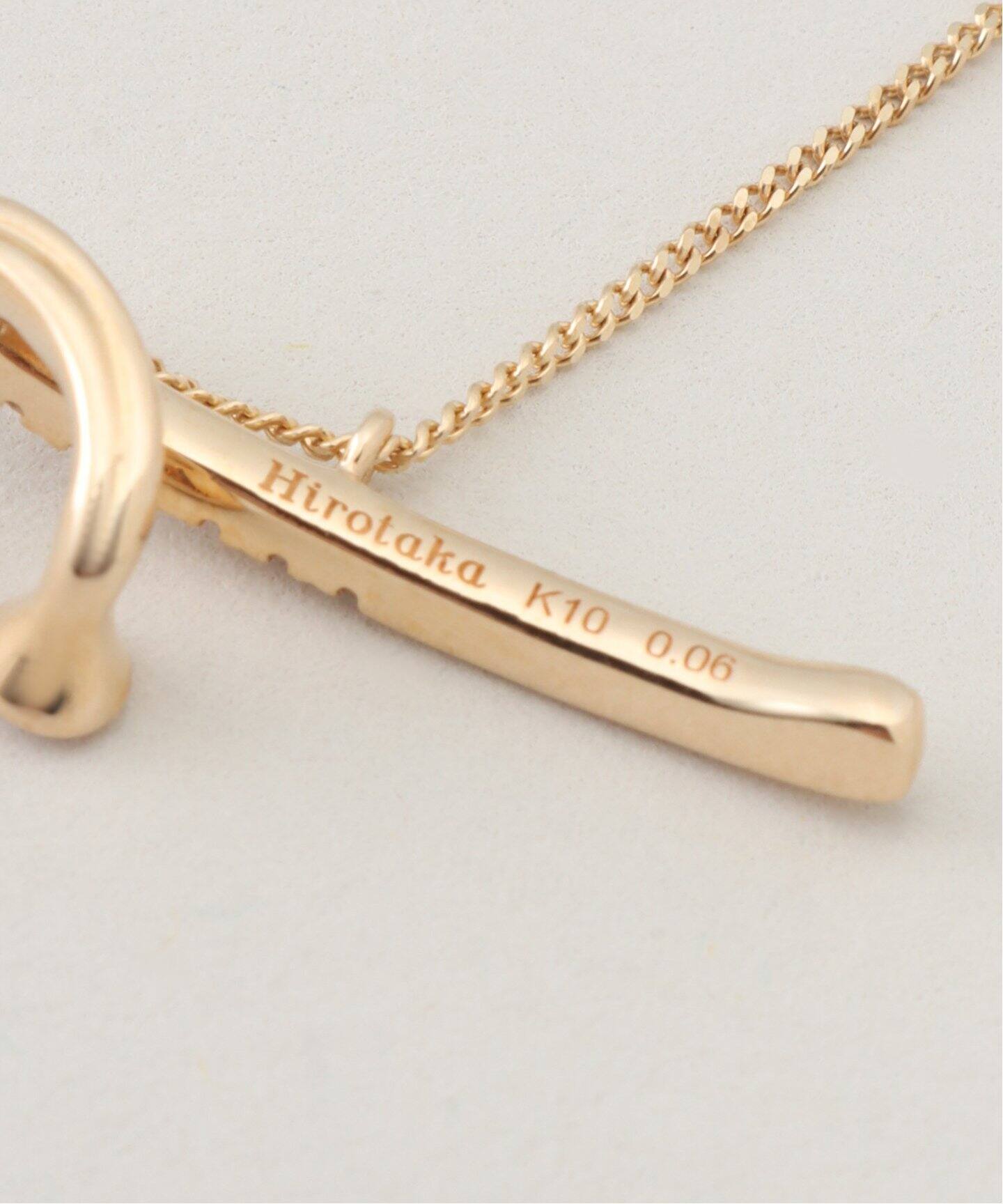 HIROTAKA/ヒロタカ】Drosera Diamond Short Bar Neckl：ネックレス  