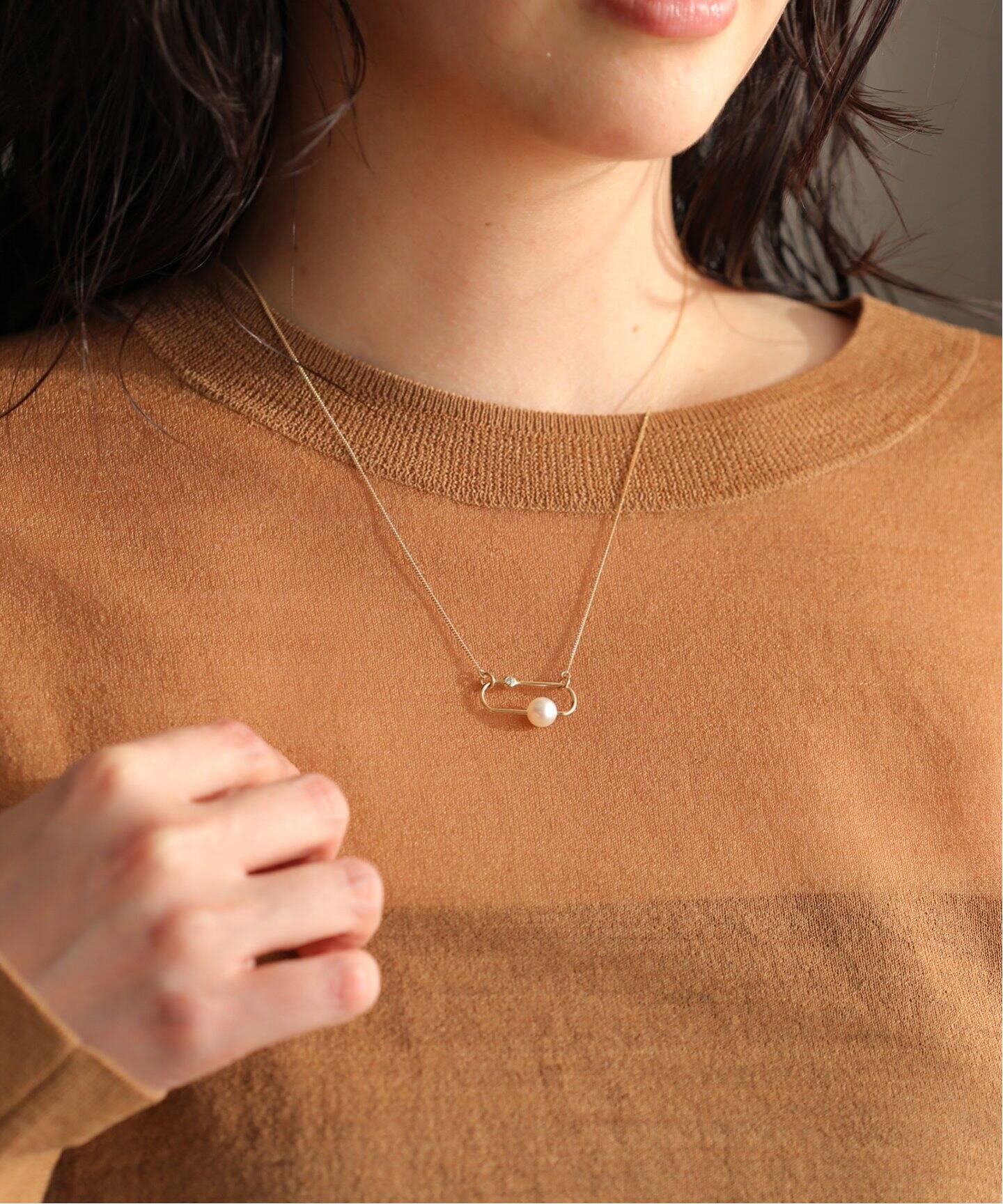 HIROTAKA/ヒロタカ】Joan Miro Diamond Pearl Necklac：ネックレス  