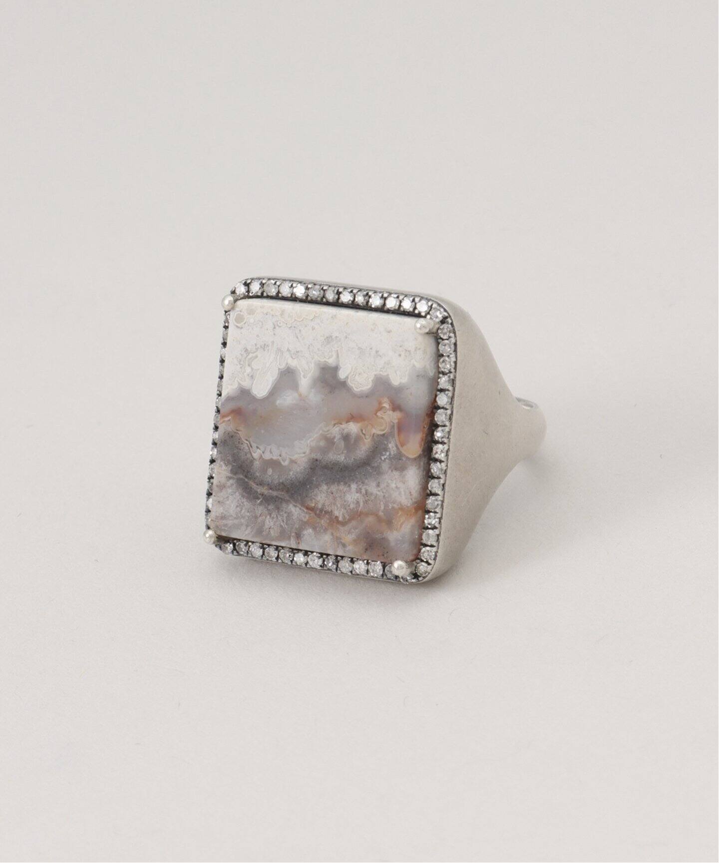 Adlin Hue/アドリン ヒュー】Canan Ring White Diamonnds：リング 