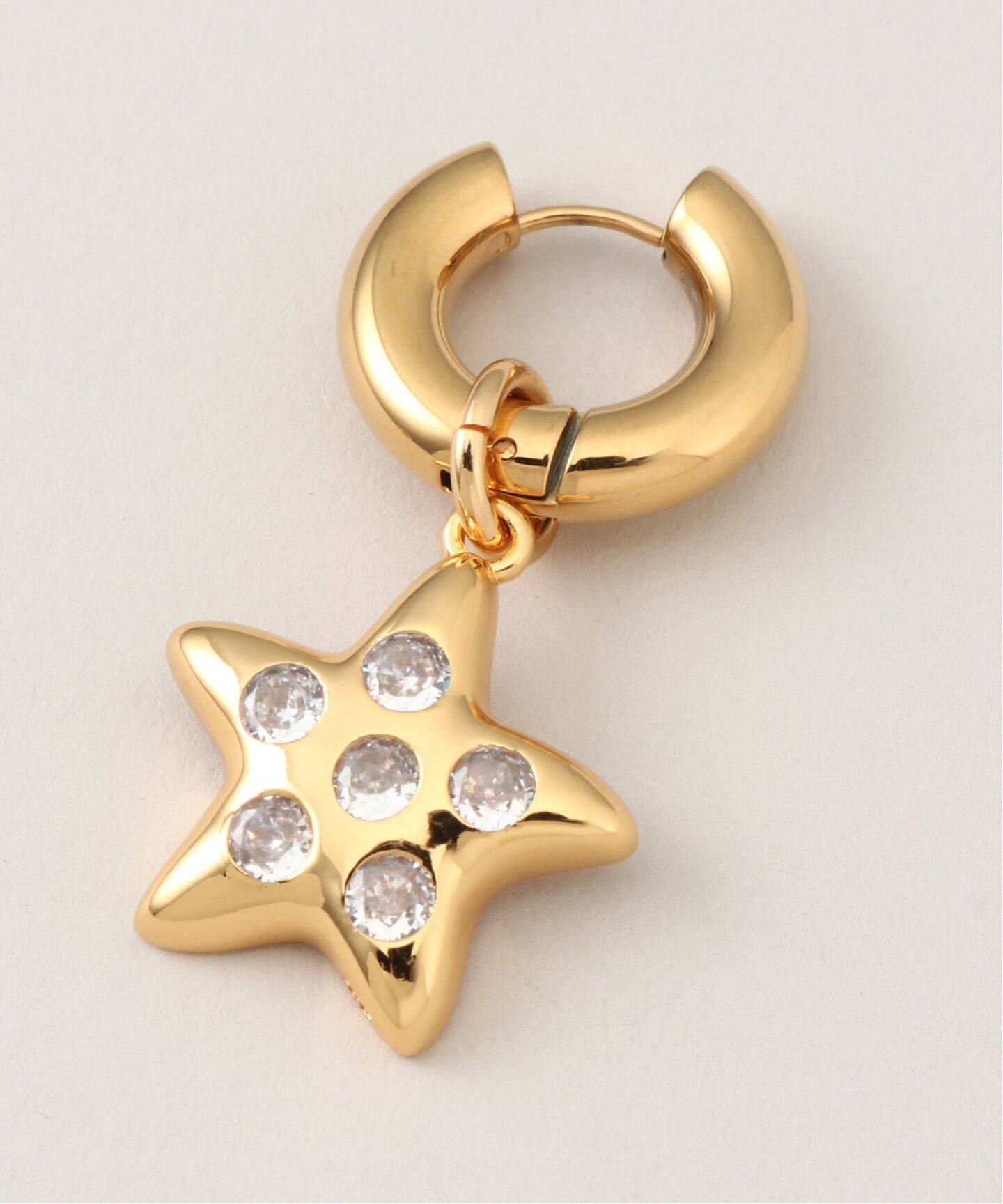 タイムレスパーリー　Timeless pearly ピアス TIMELESS PEARLY/タイムレスパーリー】Crystal and pearl