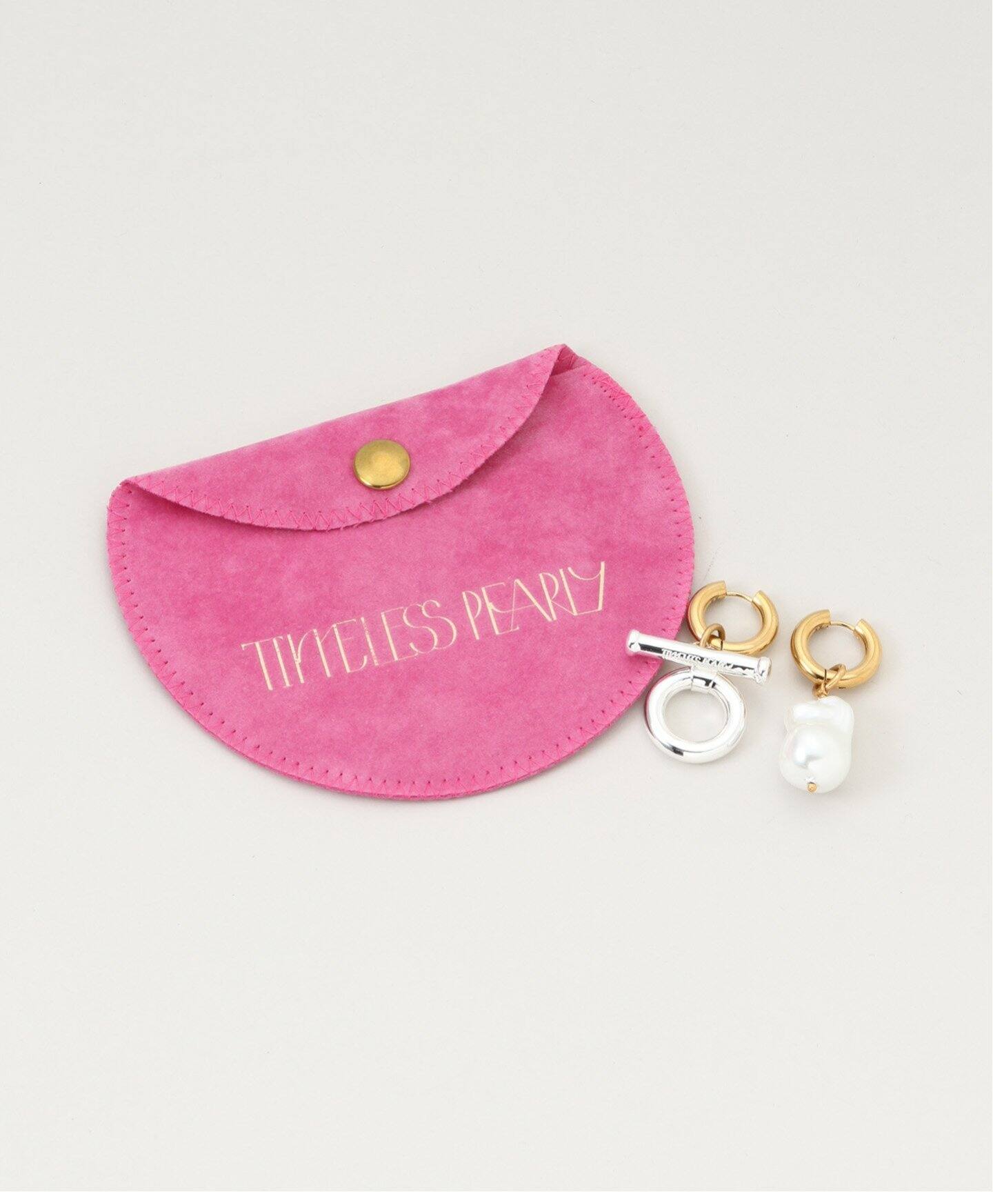 Timeless party ピアス TIMELESS PEARLY/タイムレスパーリー】Pearls and gold pea