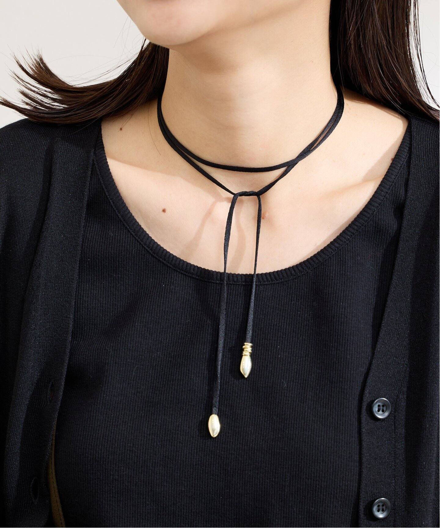 JAMIRAY/ジャミレイ】NUTS SILK CORD NK GD 242-270136（ネックレス 