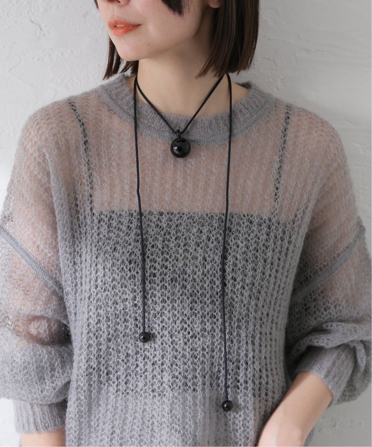 Annika Inez / アニカ イネズ】Glass drop pendant 629（ネックレス 