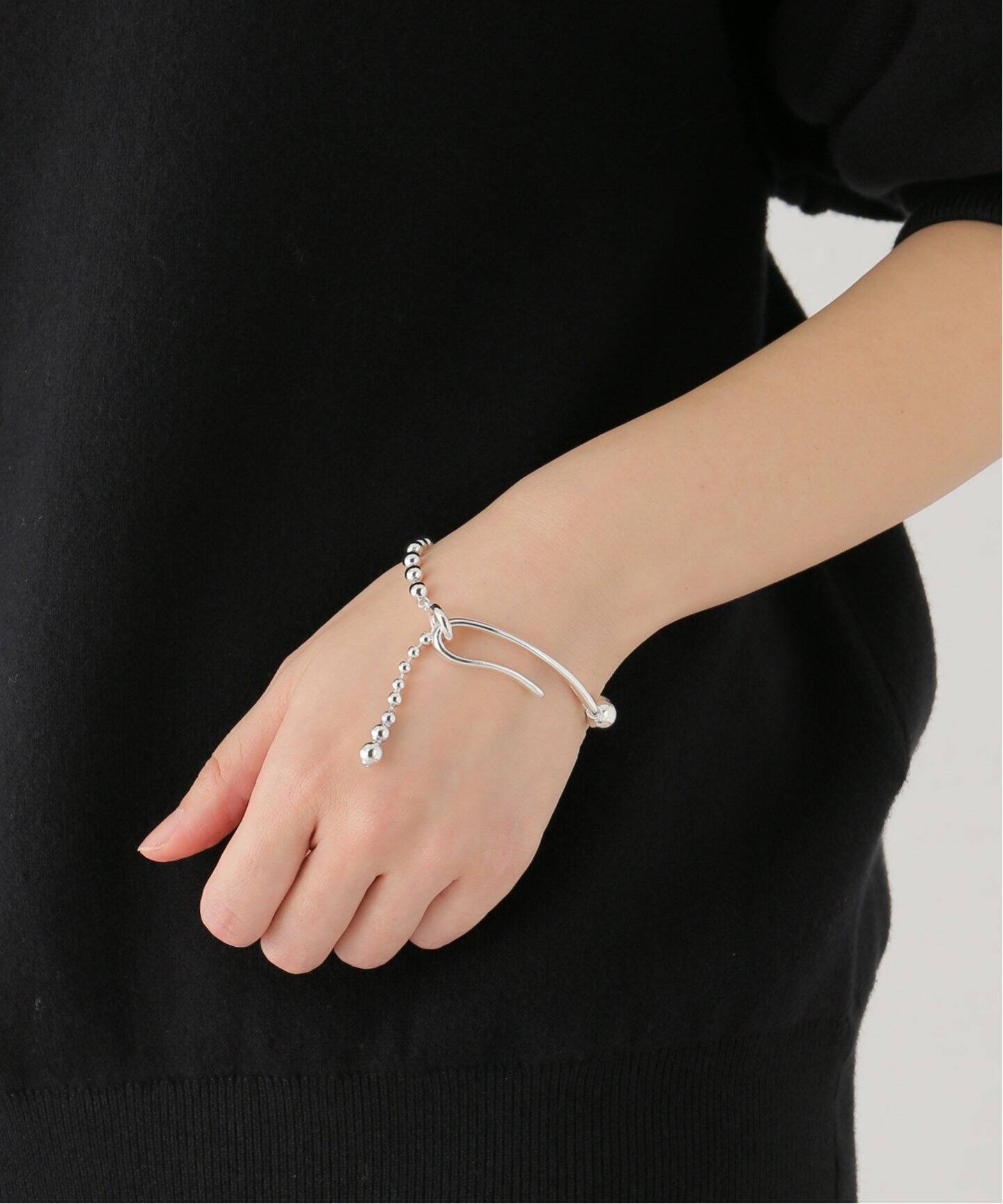 Soierie/ソワリー】 PRACTICAL BALL CHAIN BRACELET（ブレスレット  