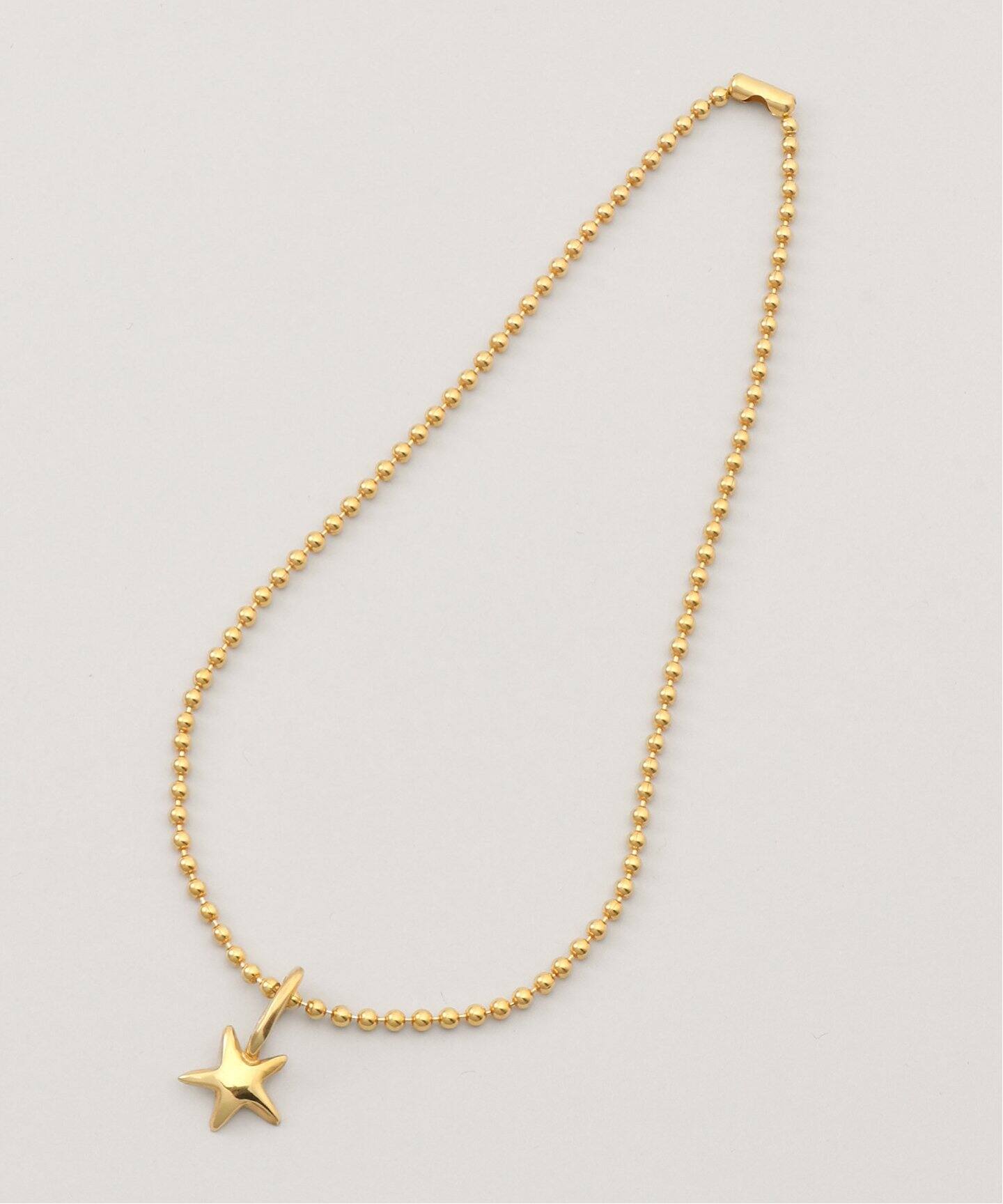 MAISON DPULSE/メゾンドパルス】 NECKLACE STAR 40cm K24GP 