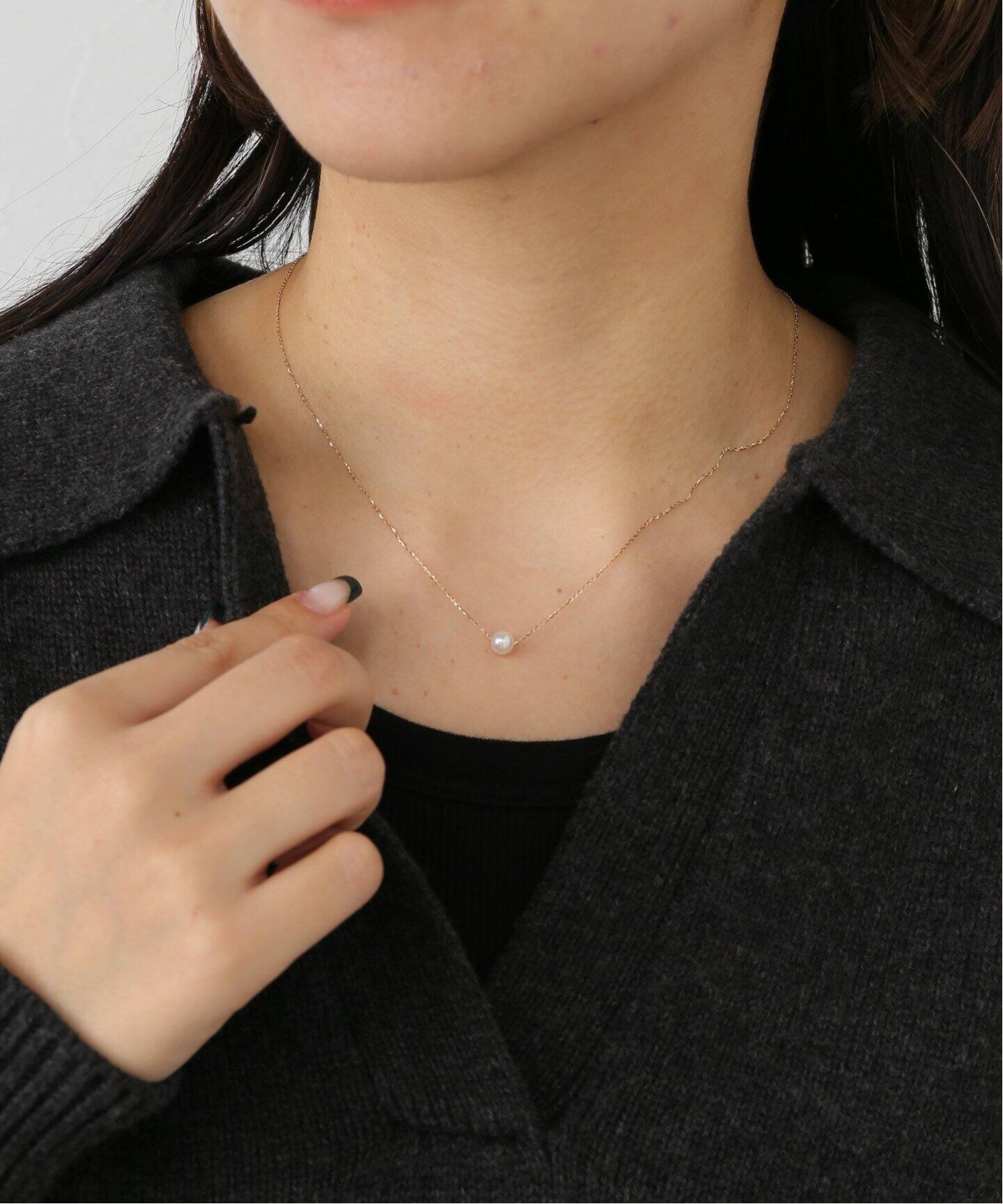 LES BONBON/ル ボンボン】 ADJUSTABLE PEARL NECKLACE（ネックレス 
