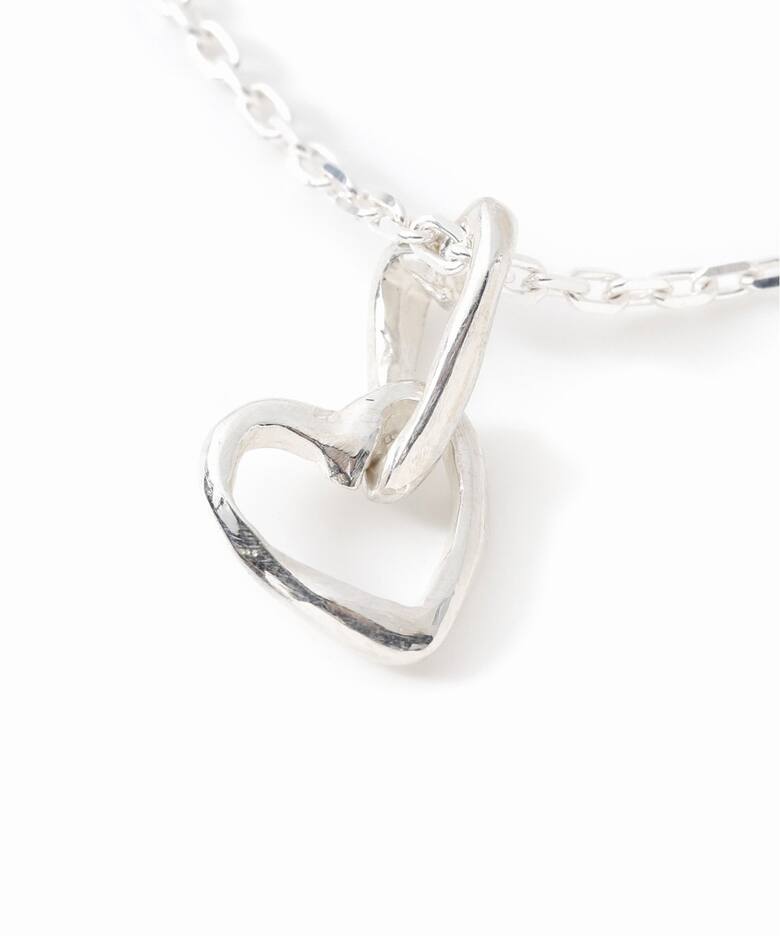 別注【MAISON DPULSE/メゾンドパルス】 Double heart necklace 