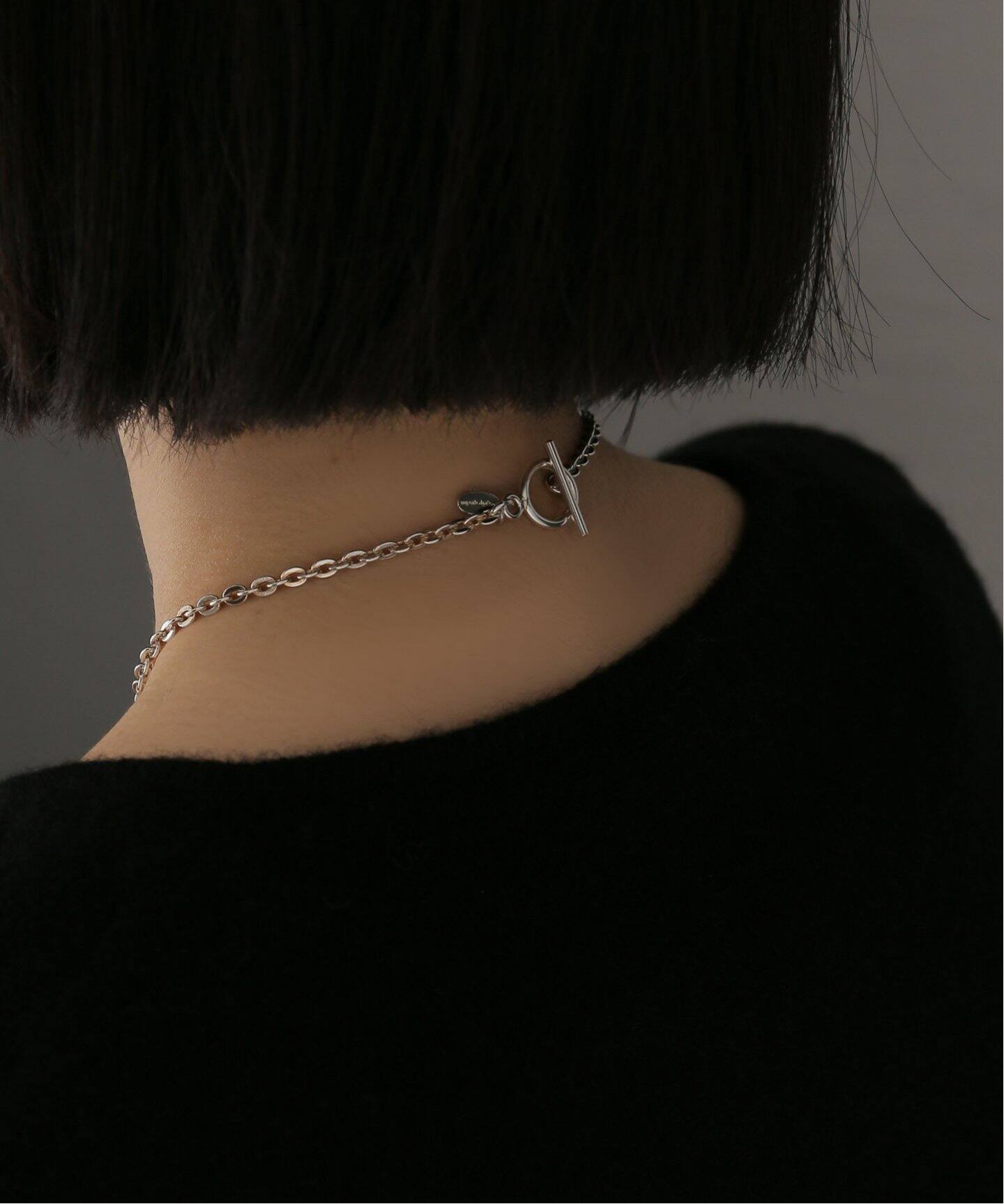 quip queint/クイップ クエイント】rhombus chain necklace QU081