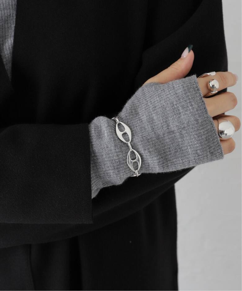 quip queint/クイップ クエイント】rhombus chain bracelet QU082 