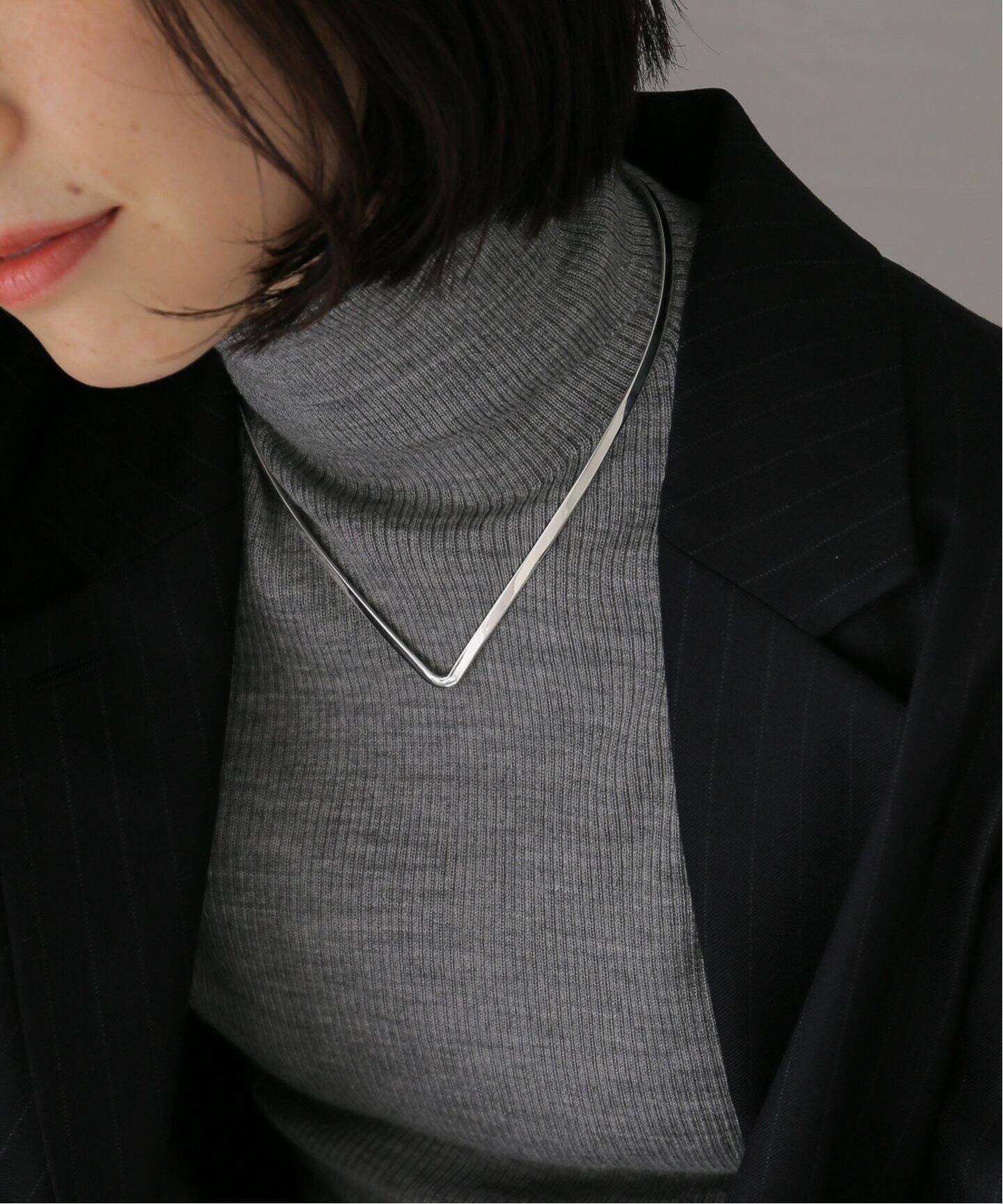 quip queint/クイップ クエイント】omega sharp necklace QU091 