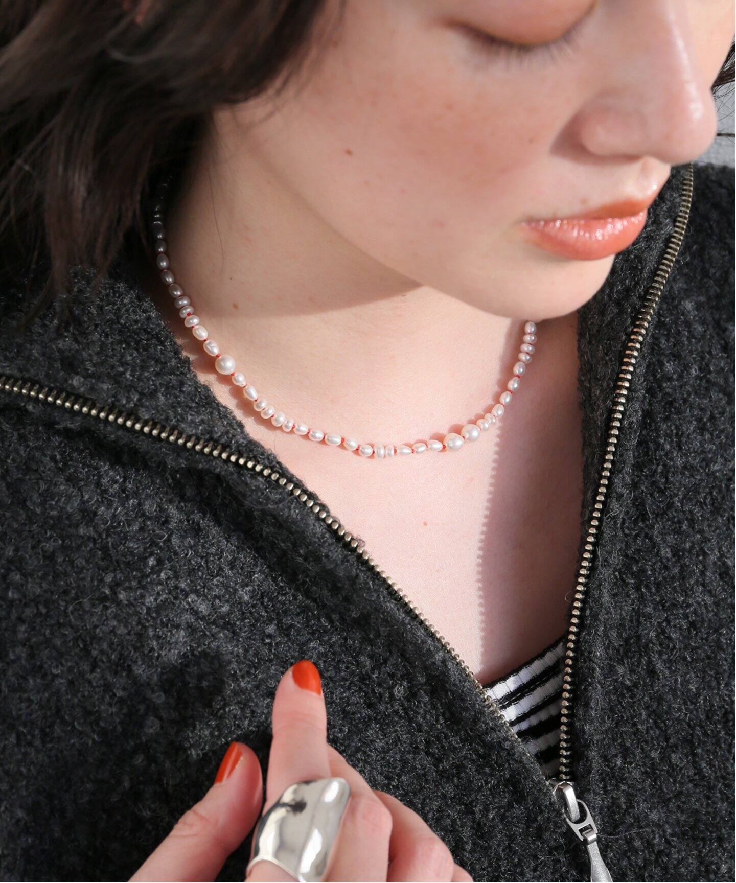 SOPHIE BUHAI/ソフィーブハイ】Mermaid Pearl Necklace Red FW24-N05 