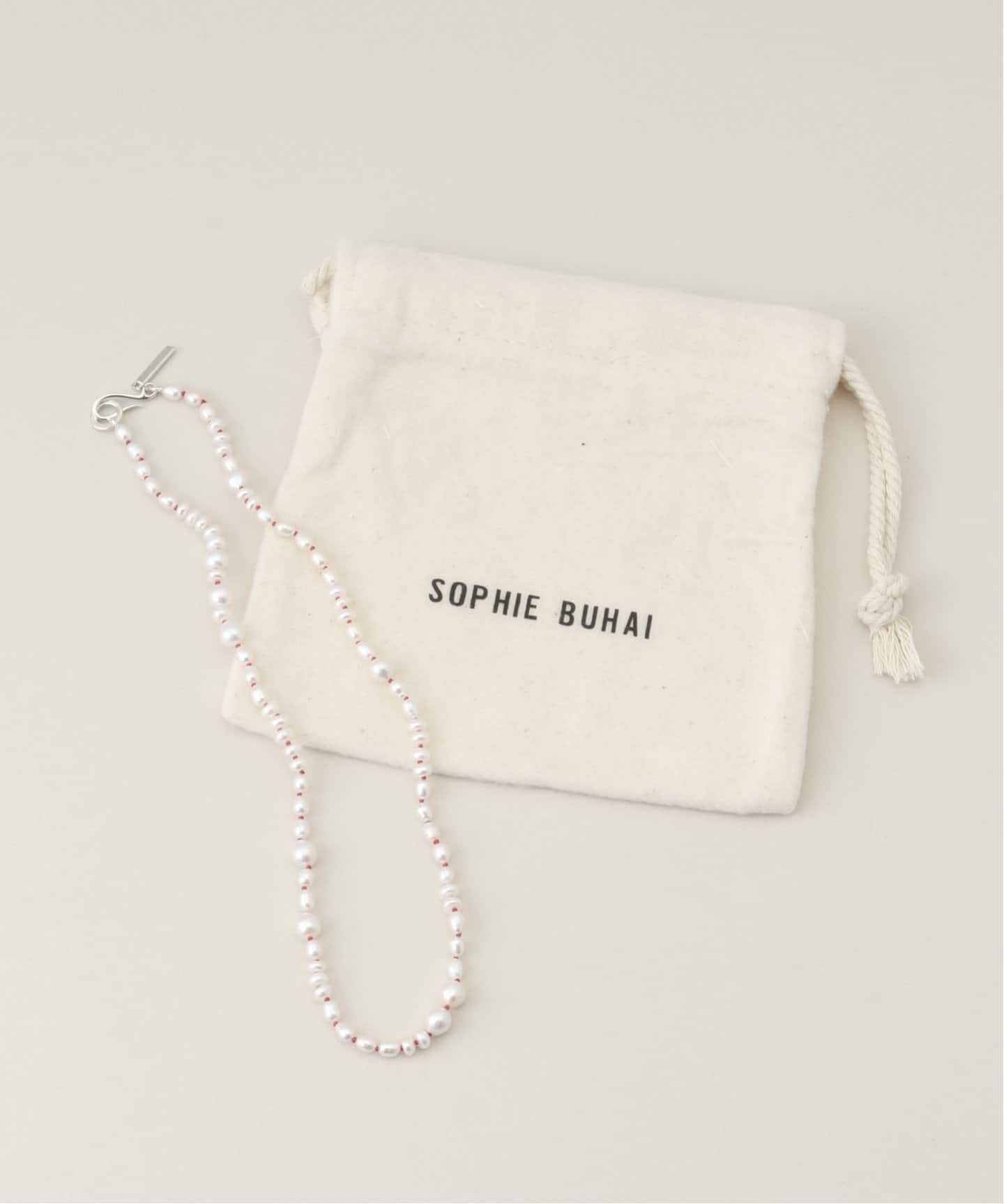 SOPHIE BUHAI/ソフィーブハイ】Mermaid Pearl Necklace Red FW24
