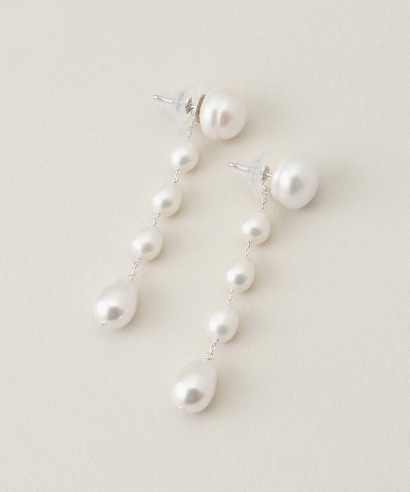 SOPHIE BUHAI/ソフィーブハイ】Small Passante Earrings Wh SS24-E06 