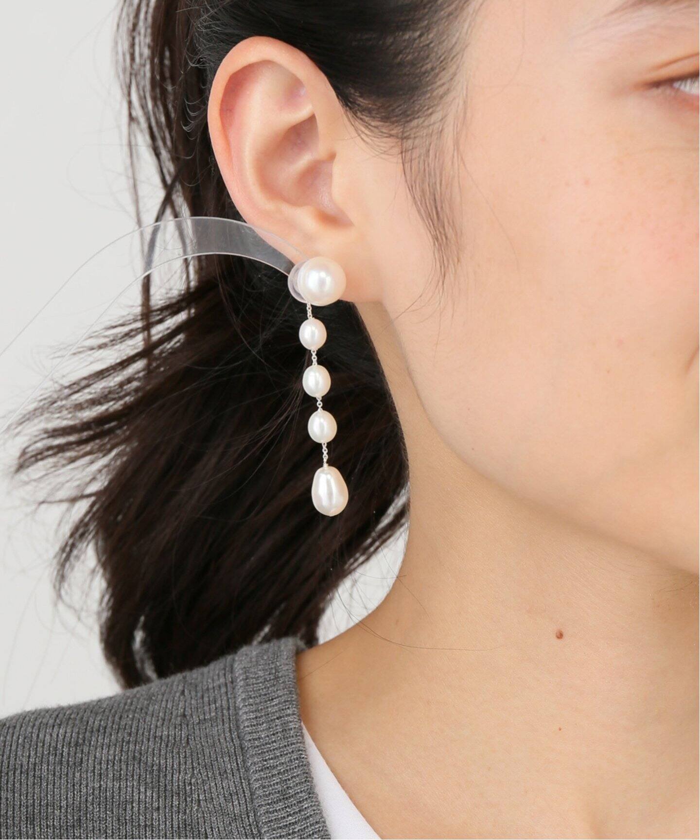 SOPHIE BUHAI/ソフィーブハイ】Small Passante Earrings Wh SS24-E06 