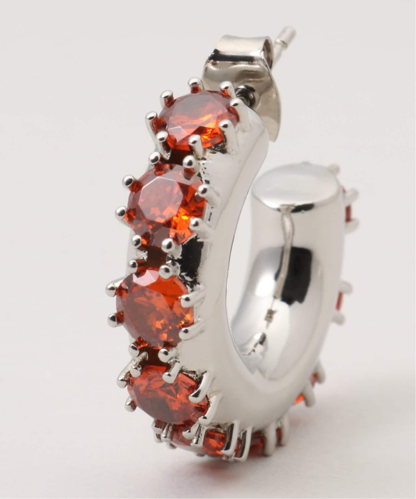 JUSTINE CLENQUET】NINA ORANGE EARRINGS：ピアス（両耳