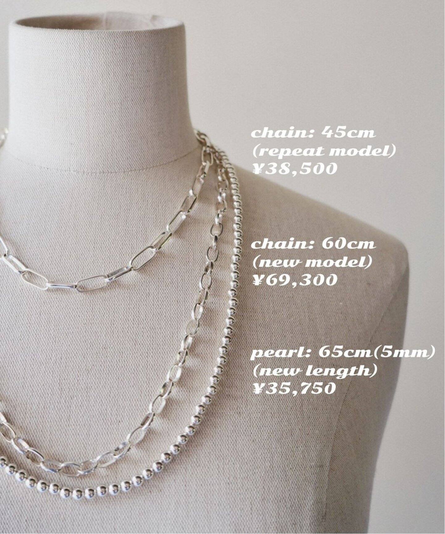 ERICKA NICOLAS BEGAY 】LOOP CHAIN 45CM（ネックレス）｜journal  
