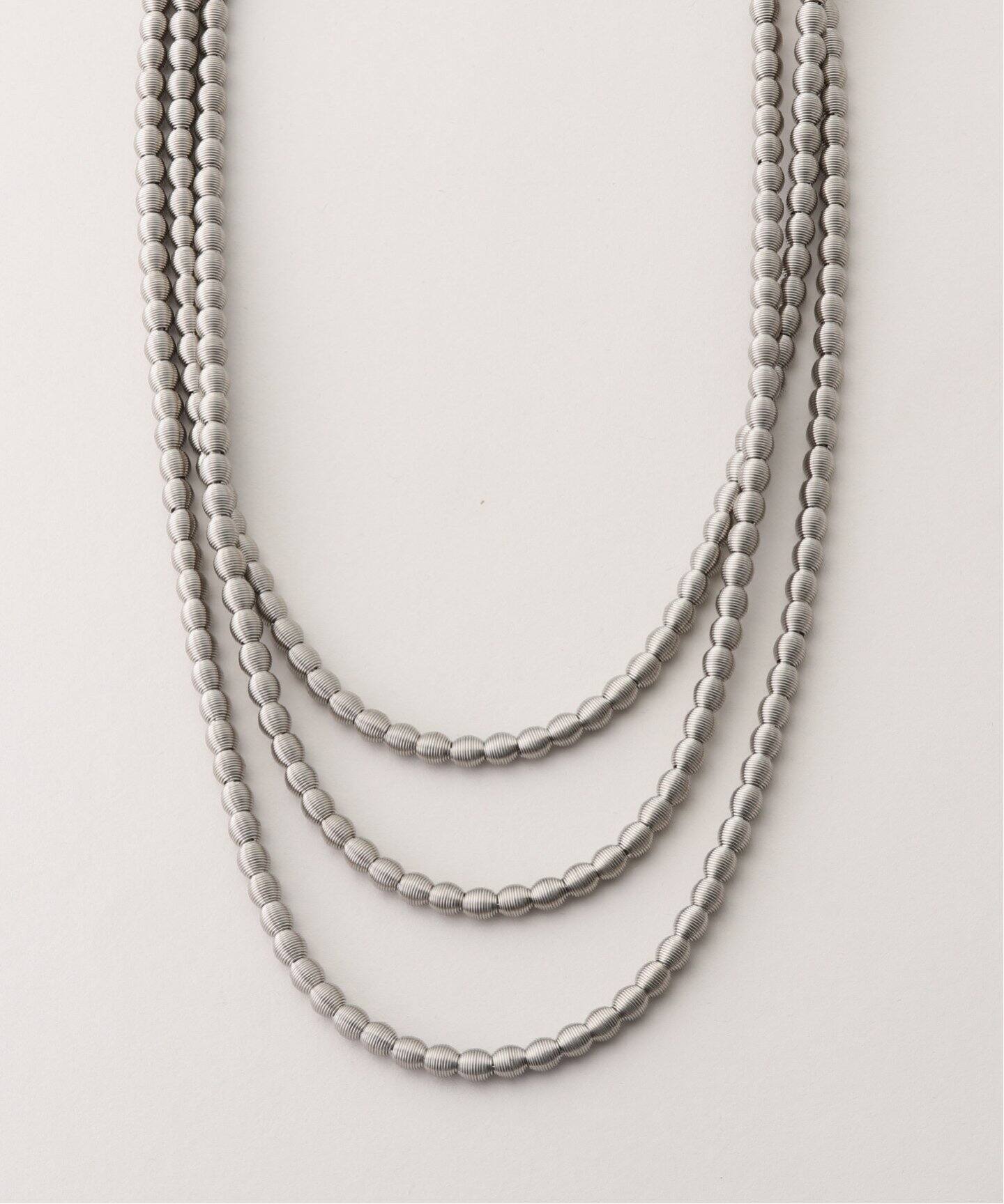 LA MOLLLA / ラ モーラ】LONG NECKLACE-CHAPELET SHORT：ネックレス  