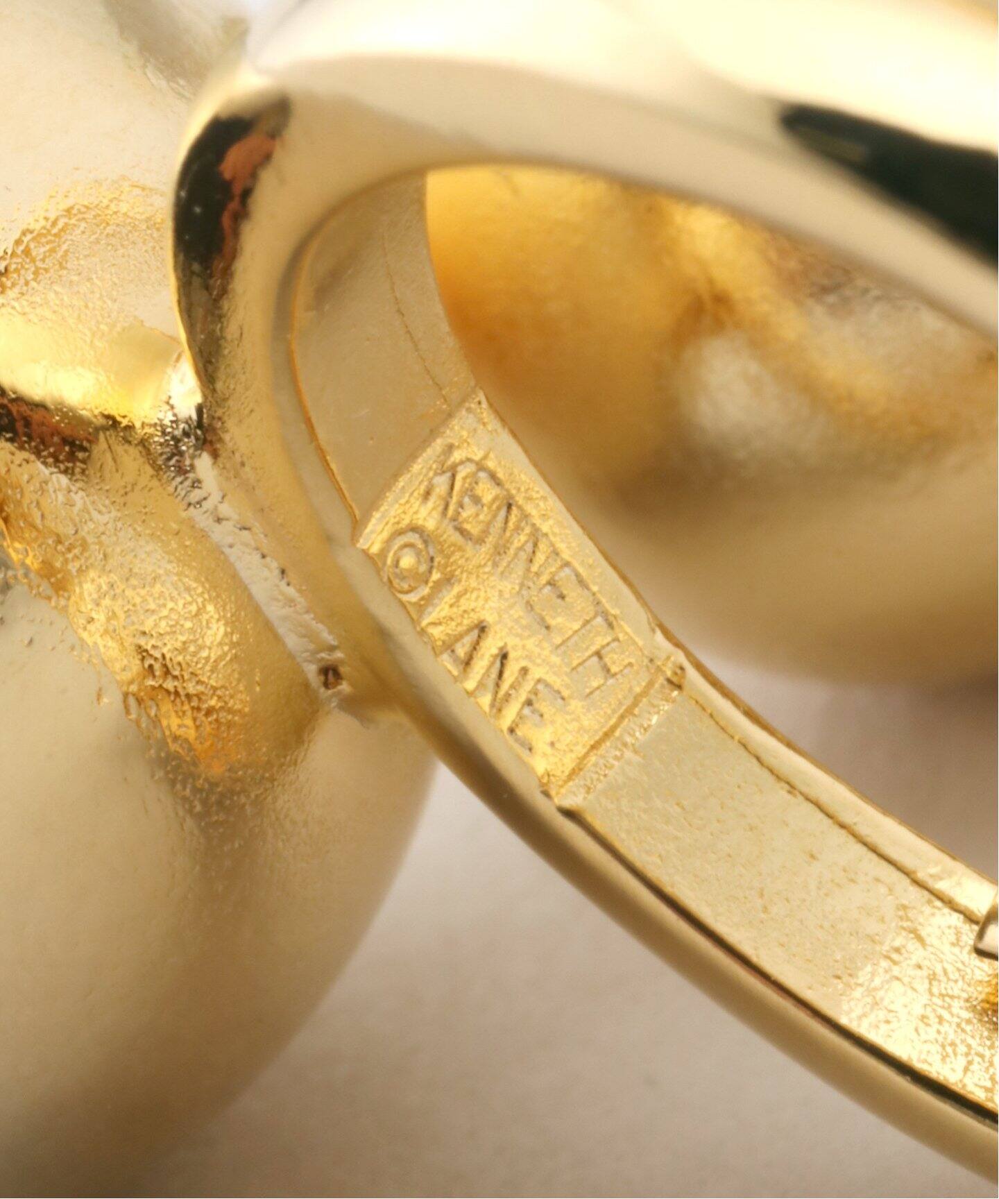 Kenneth Jay Lane/ケネス ジェイ レーン】 ball adjustable ring 