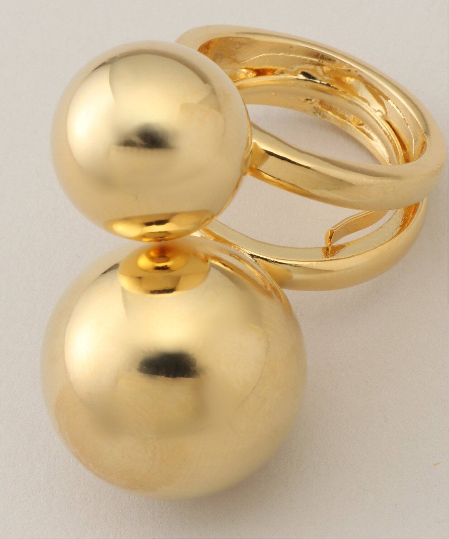 Kenneth Jay Lane/ケネス ジェイ レーン】 ball adjustable ring 