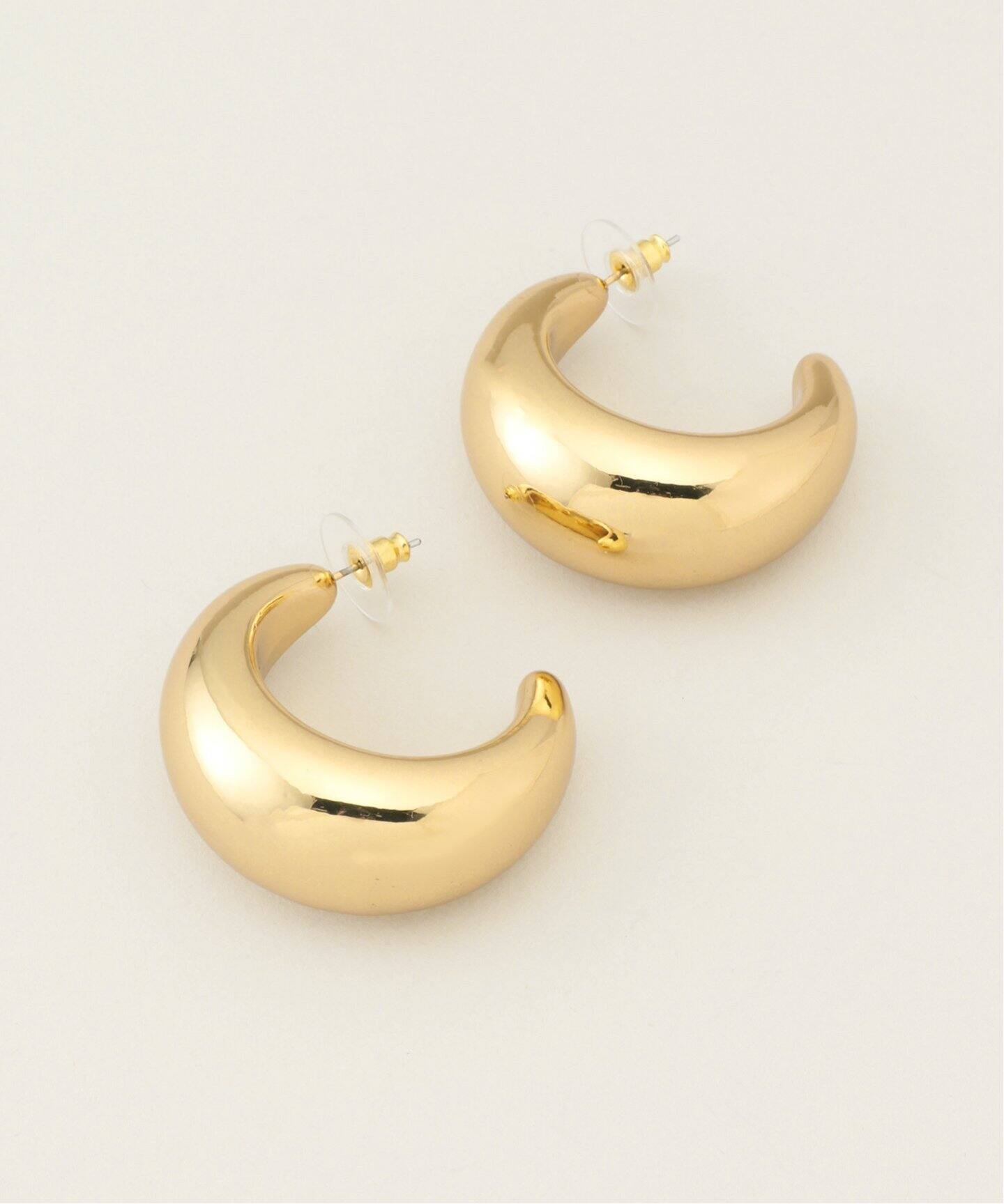 Kenneth Jay Lane/ケネス ジェイ レーン】 shape post hoop earring  