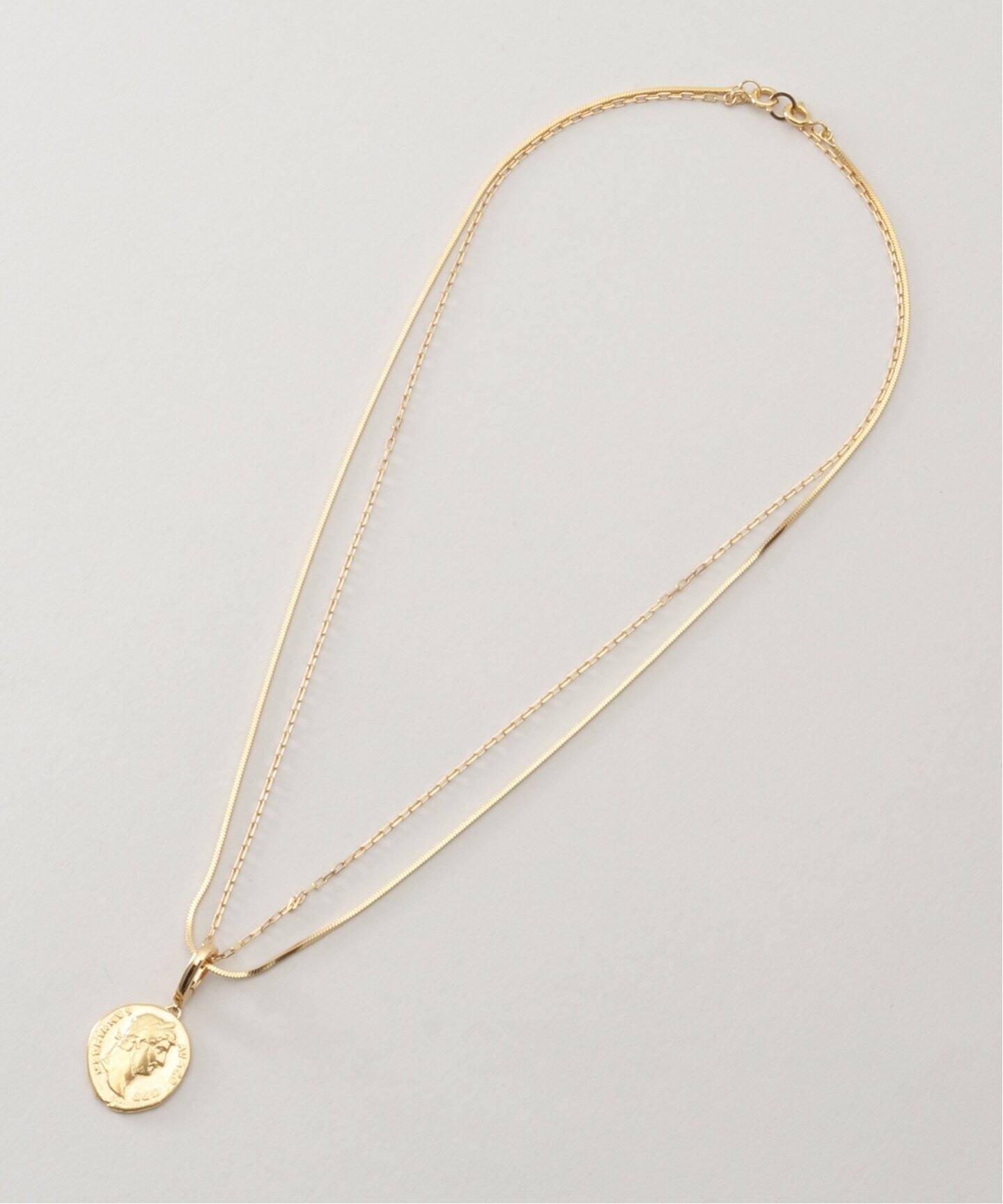 MARIHA/マリハ】 COIN DOUBLE CHAIN ネックレス（ネックレス  