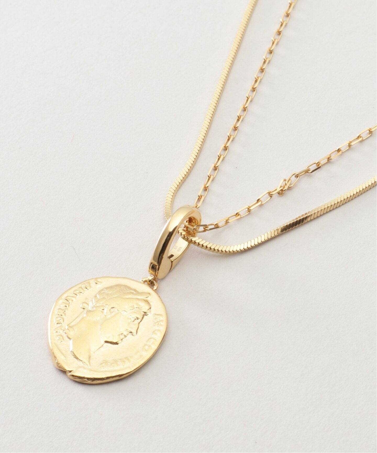 MARIHA/マリハ】 COIN DOUBLE CHAIN ネックレス（ネックレス  