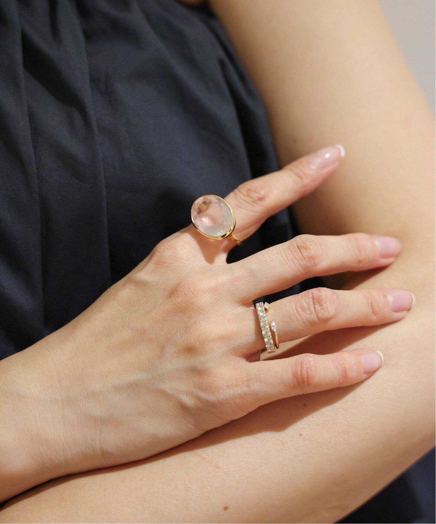 追加【Laaina/ラアイナ】EMBELLISHED DIAMOND RING 4.5（リング 