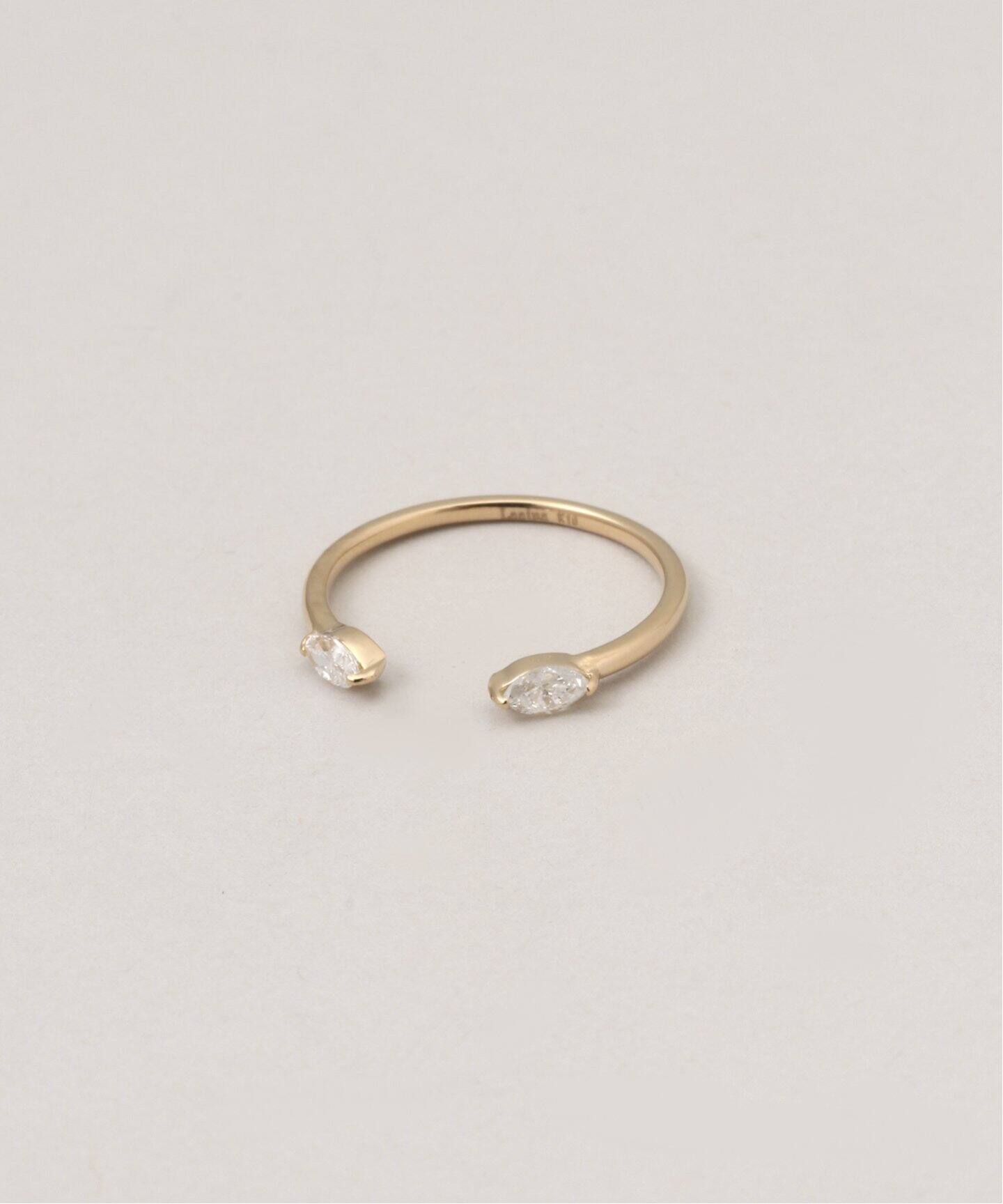 Laaina/ラアイナEMBELLISHED DIAMOND RING 4.5