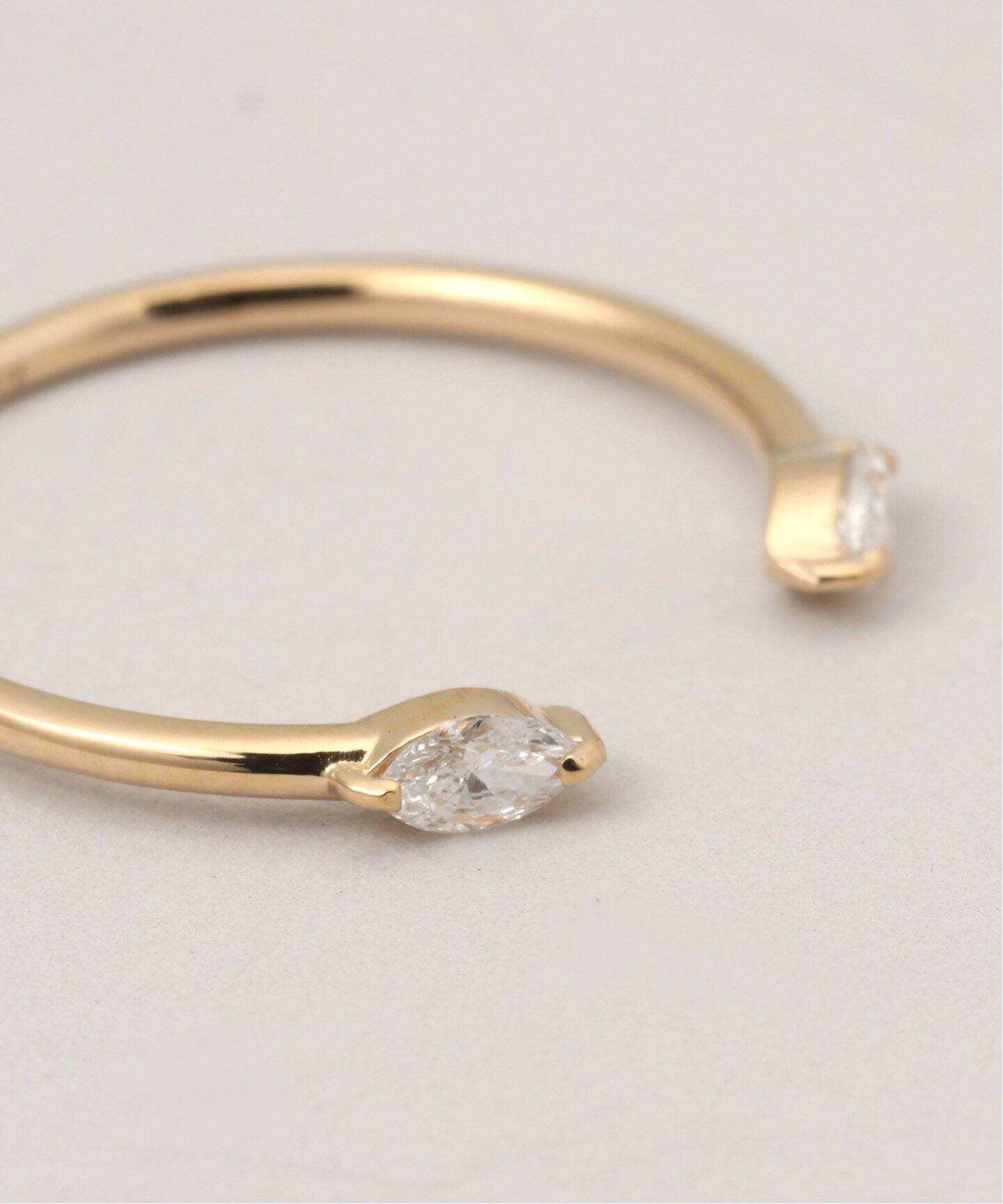 追加【Laaina/ラアイナ】 EMBELLISHED DIAMOND RING 9（リング 