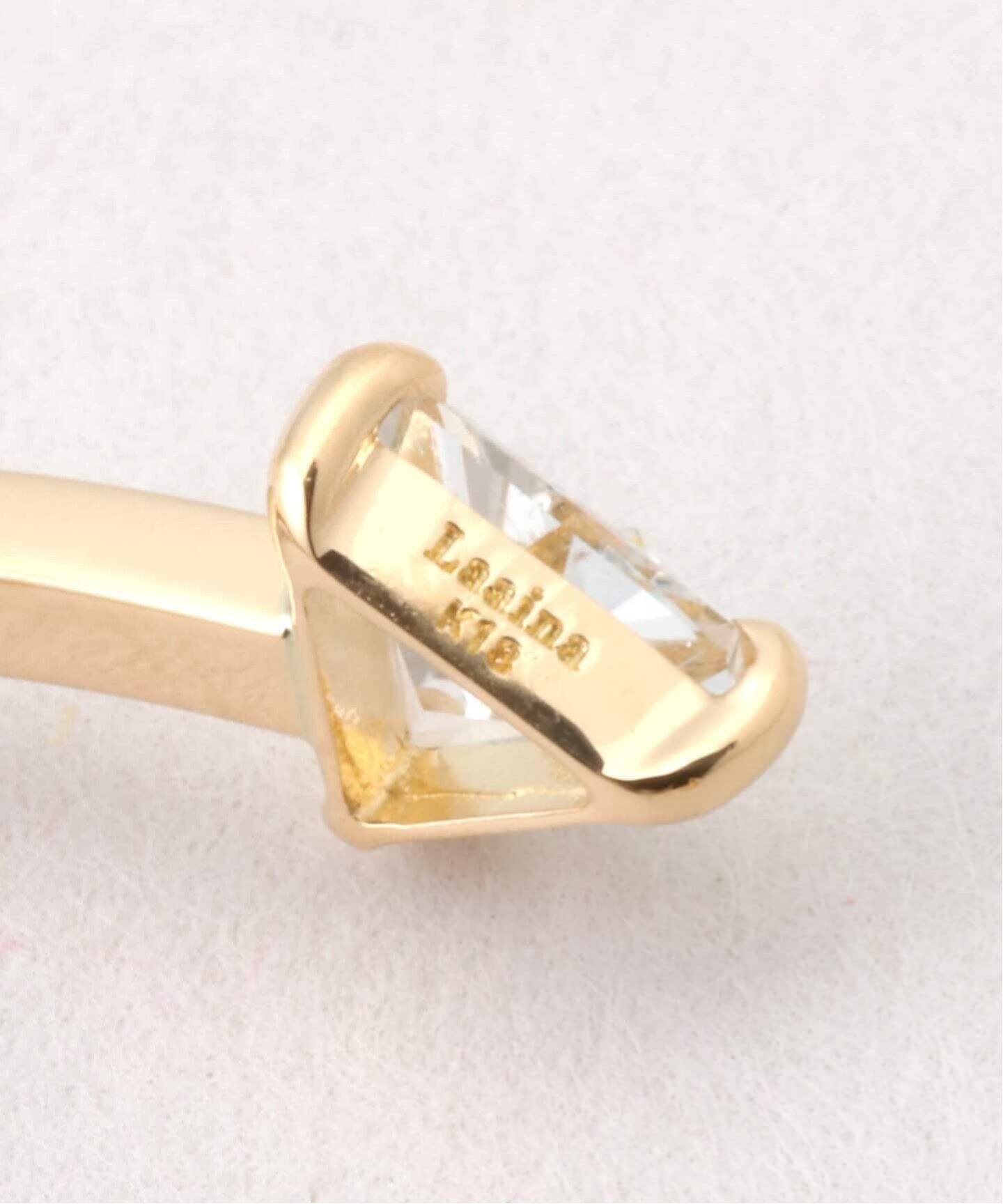 追加【Laaina/ラアイナ】 TRIANGLE TOPAZ CUFF（ブレスレット 