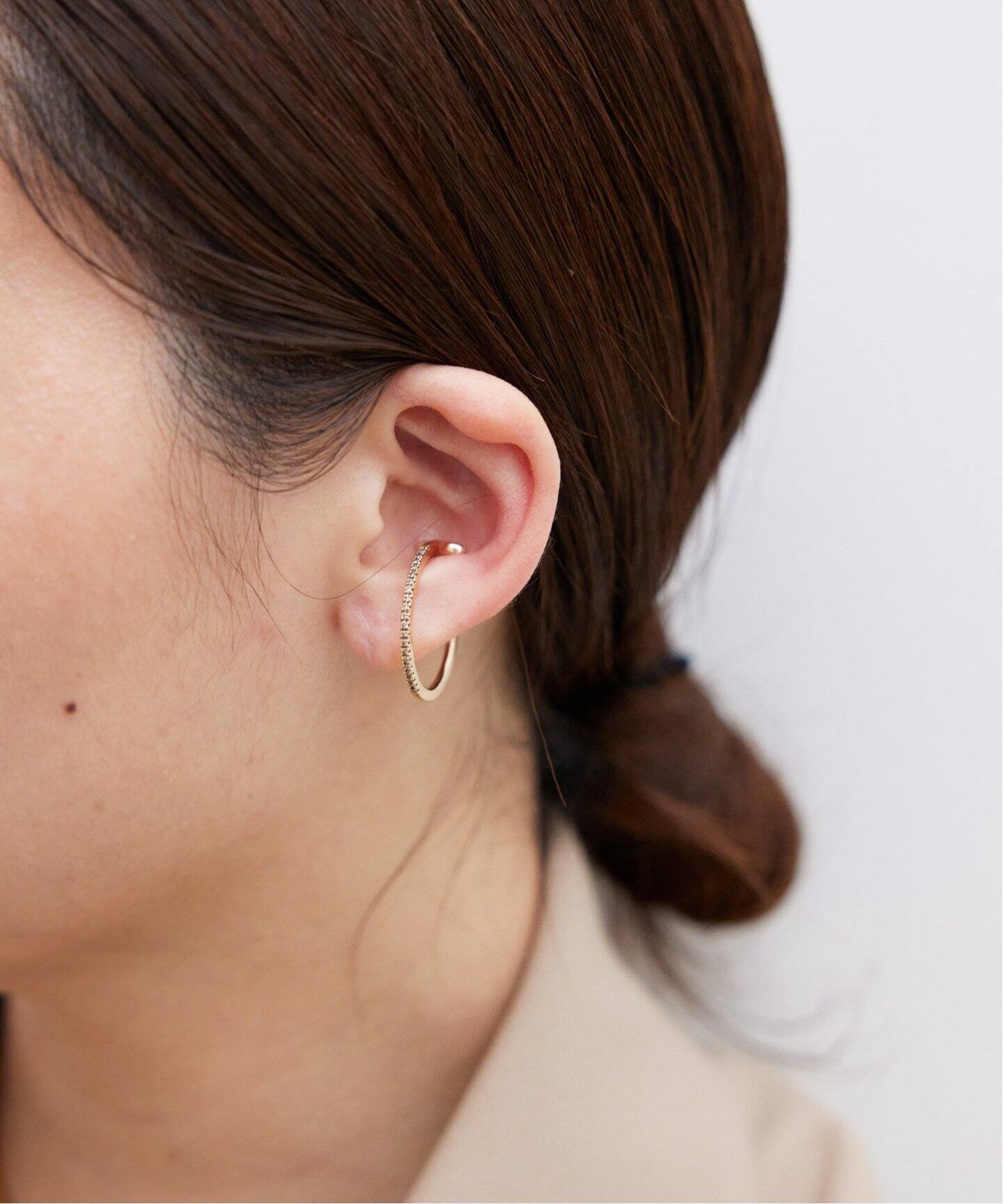 HIROTAKA/ヒロタカ】GOSSAMER DIAMOND M イヤーカフ M（片耳  