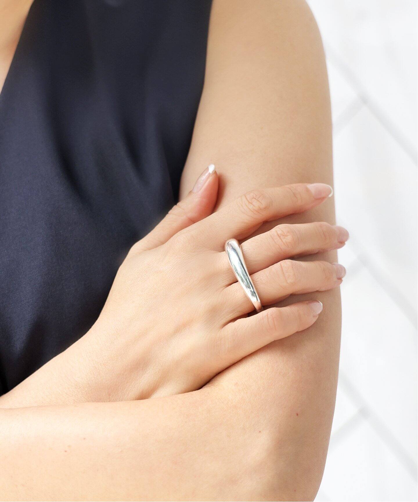 Deuxieme Classe 【LAVER】GOLD BIG R リング（DEUXIEME CLASSE  