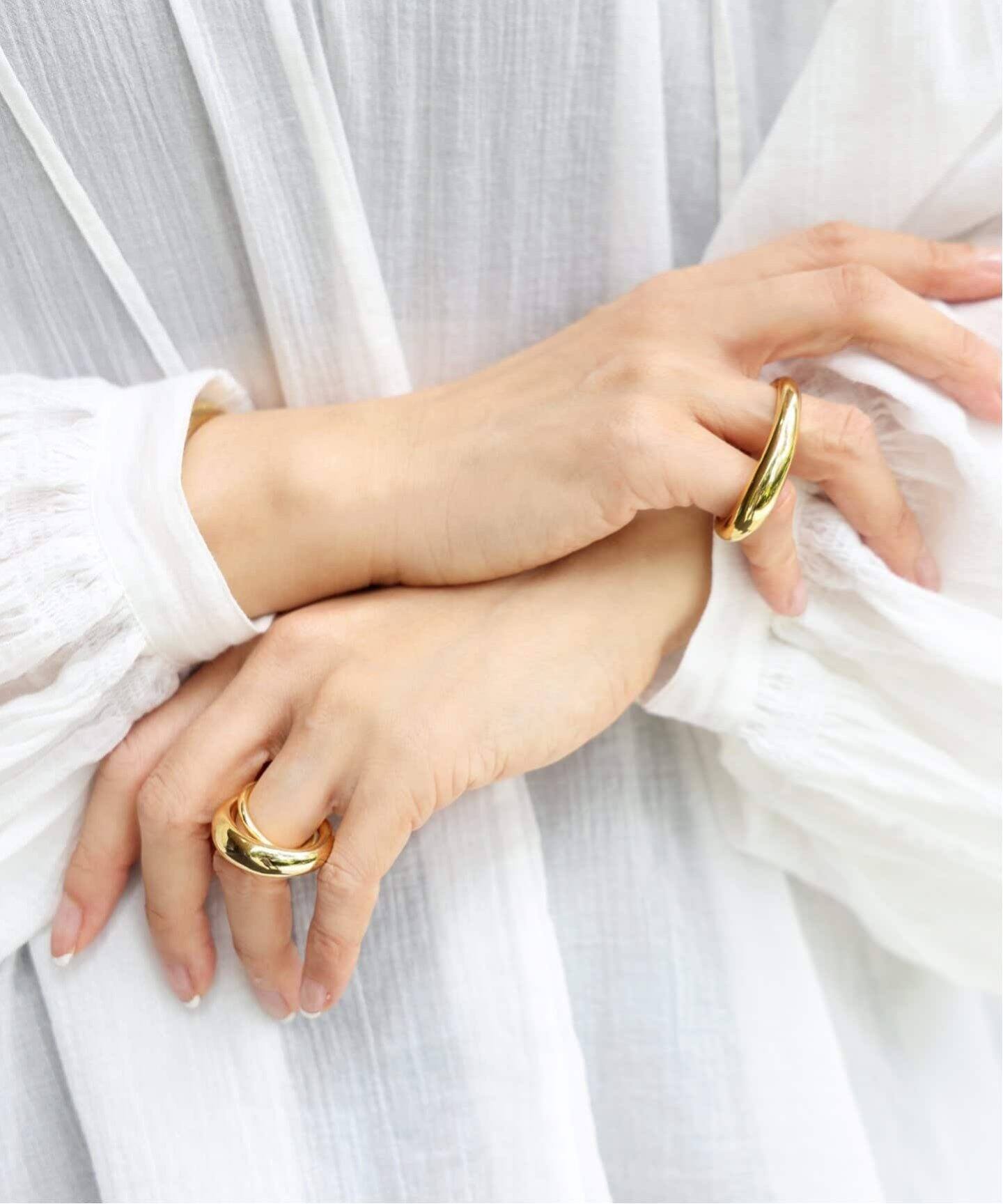 LAVER/ラバー】 2 FINGER RING GOLD（リング）｜Deuxieme Classe 