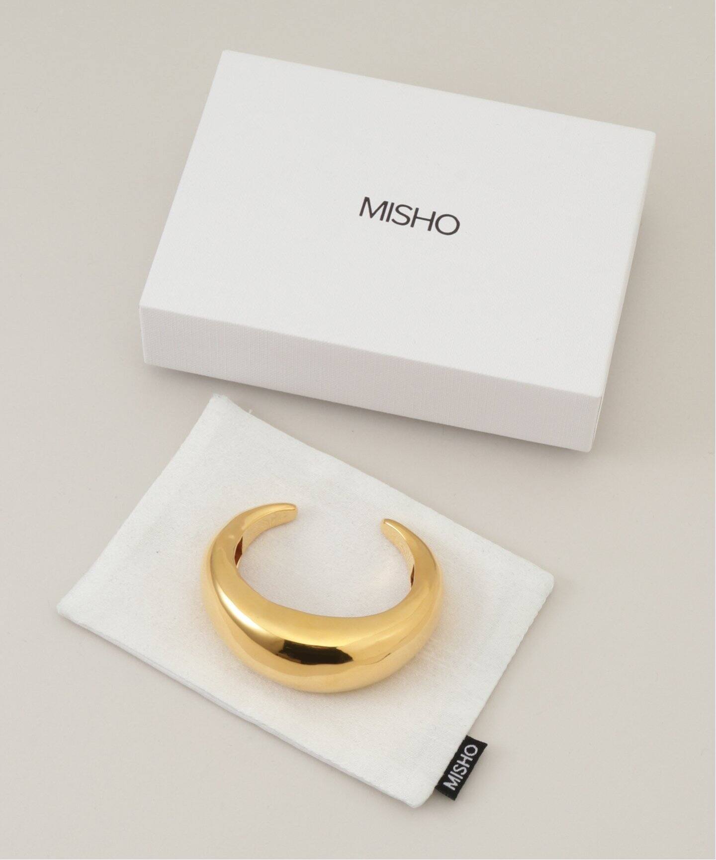 MISHO/ミショー】SIRENA CUFF（GOLD）（ブレスレット・バングル  