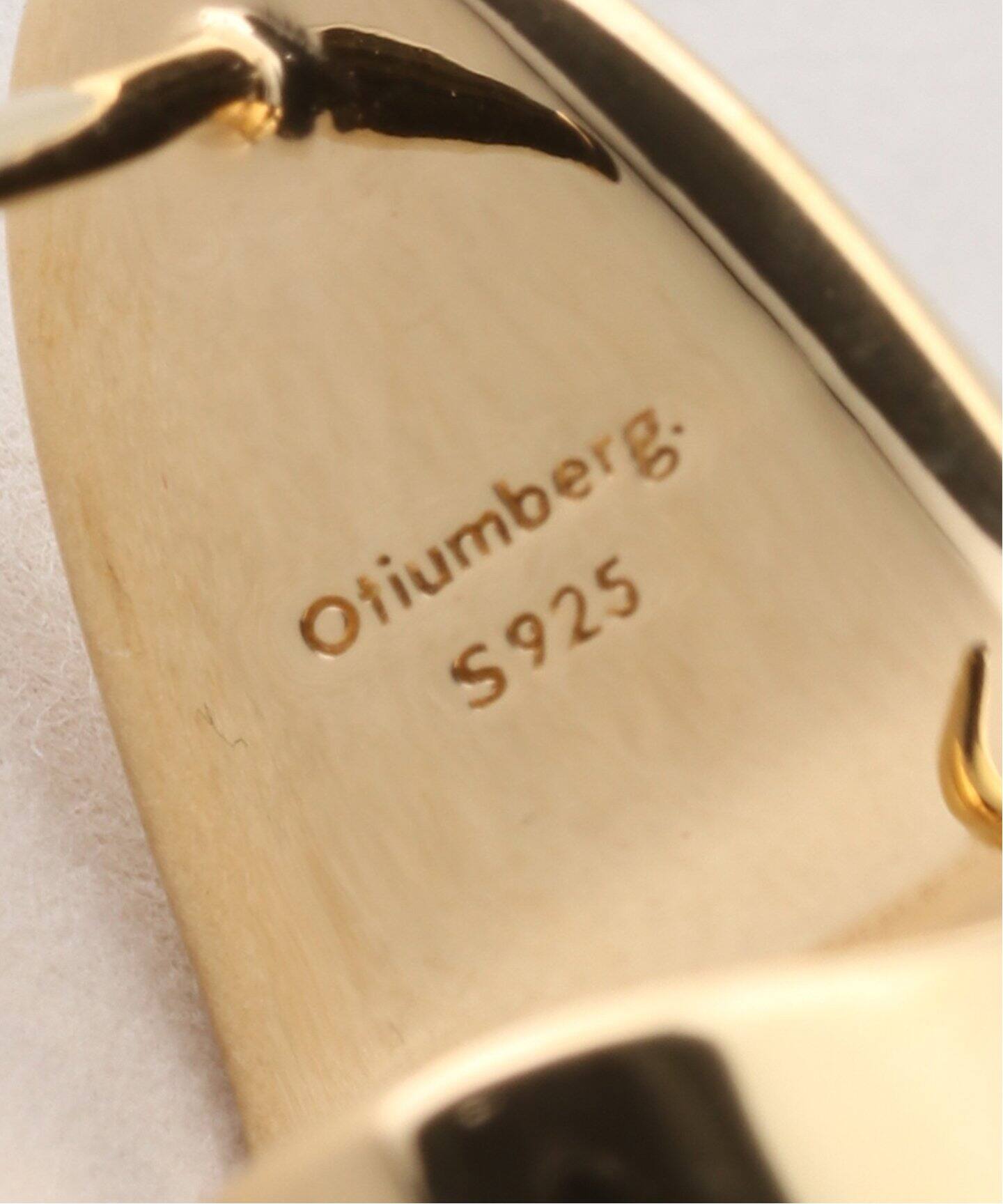 Otiumberg/オティウムバーグ】PEBBLE EARRING ピアス(両耳