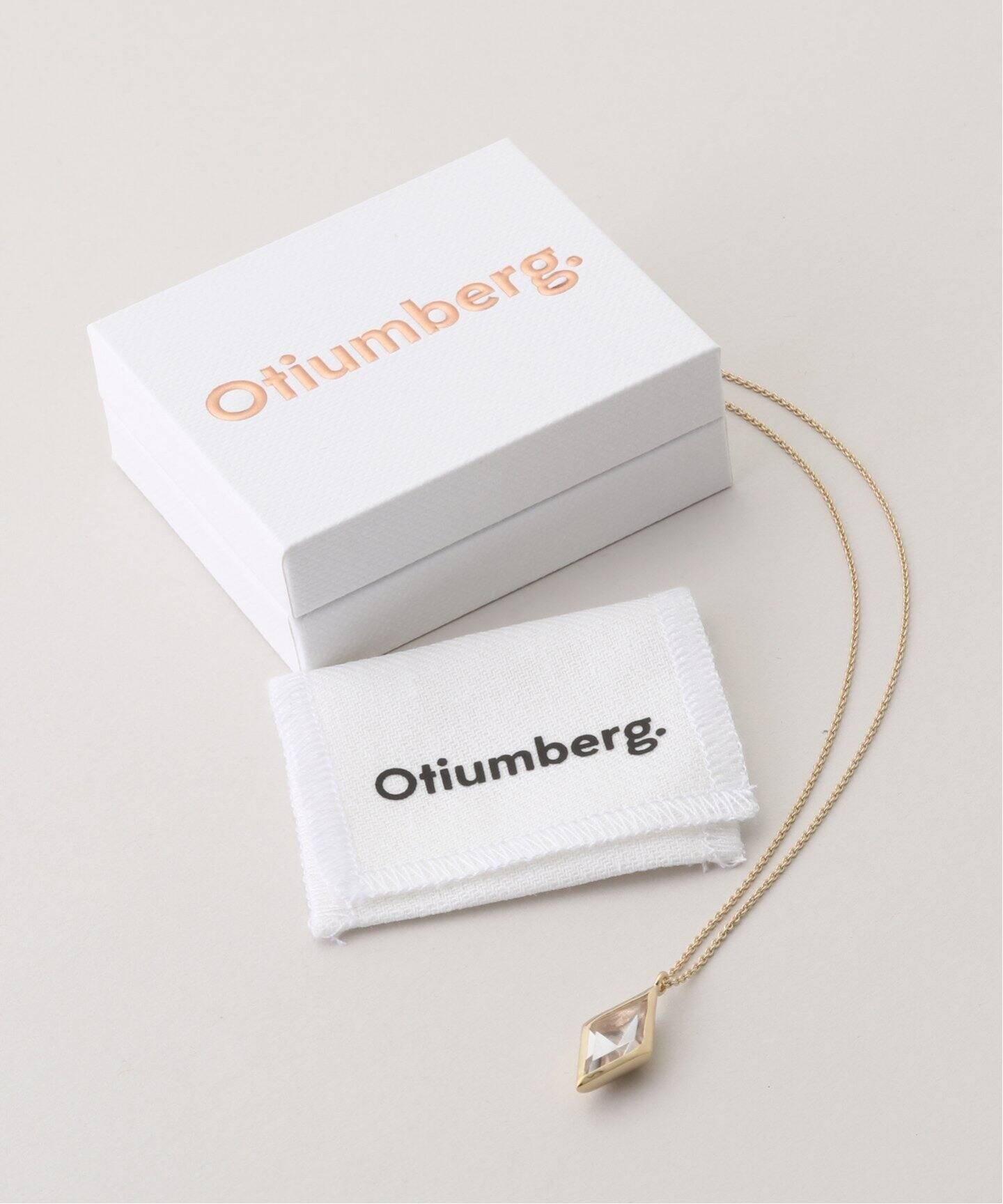 Otiumberg/オティウムバーグ】 KITE QUARTZ DROP ネックレス  