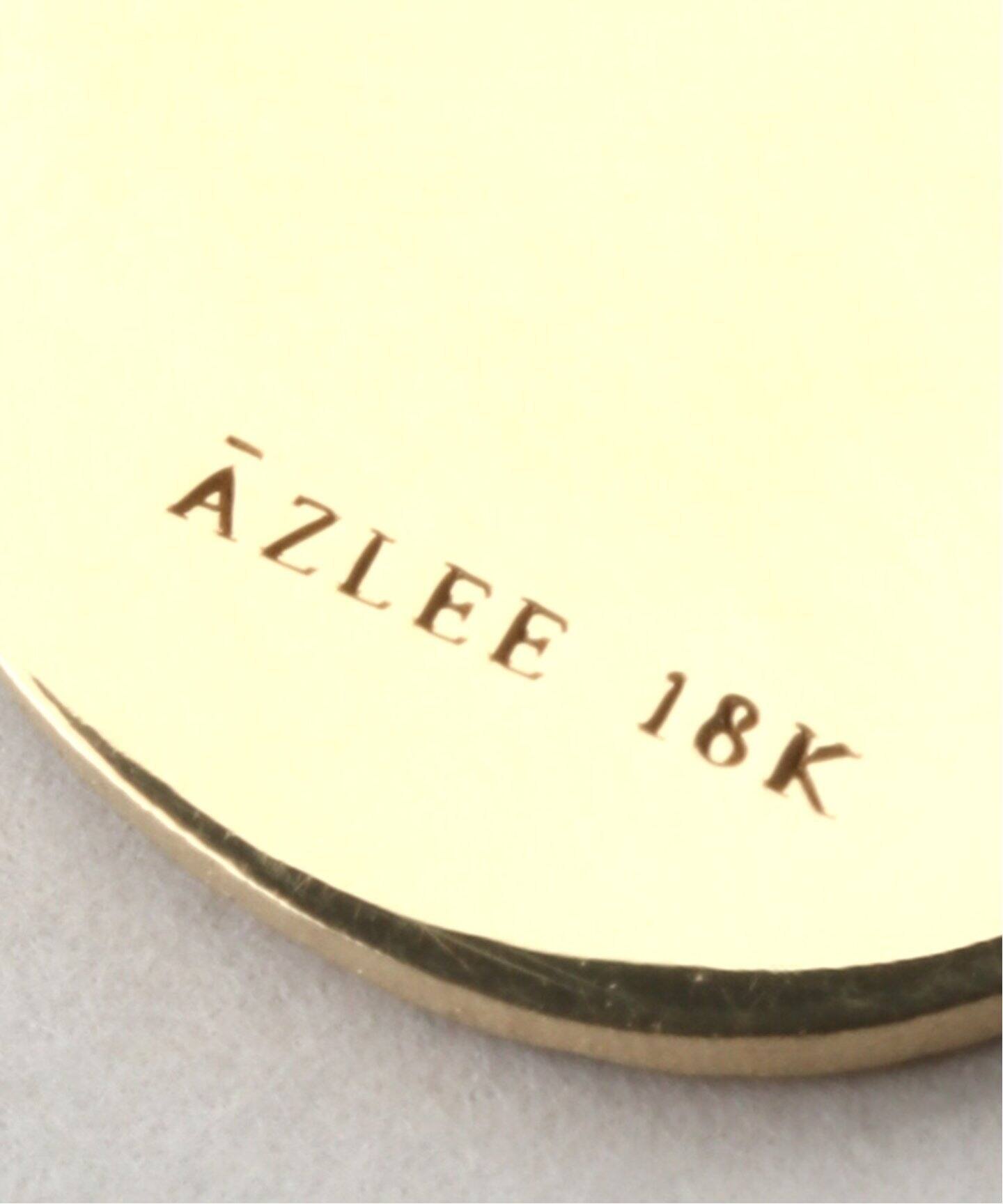 AZLEE/アズリー】18KYG GODDESS SMALL DIA BAR コインチャーム 