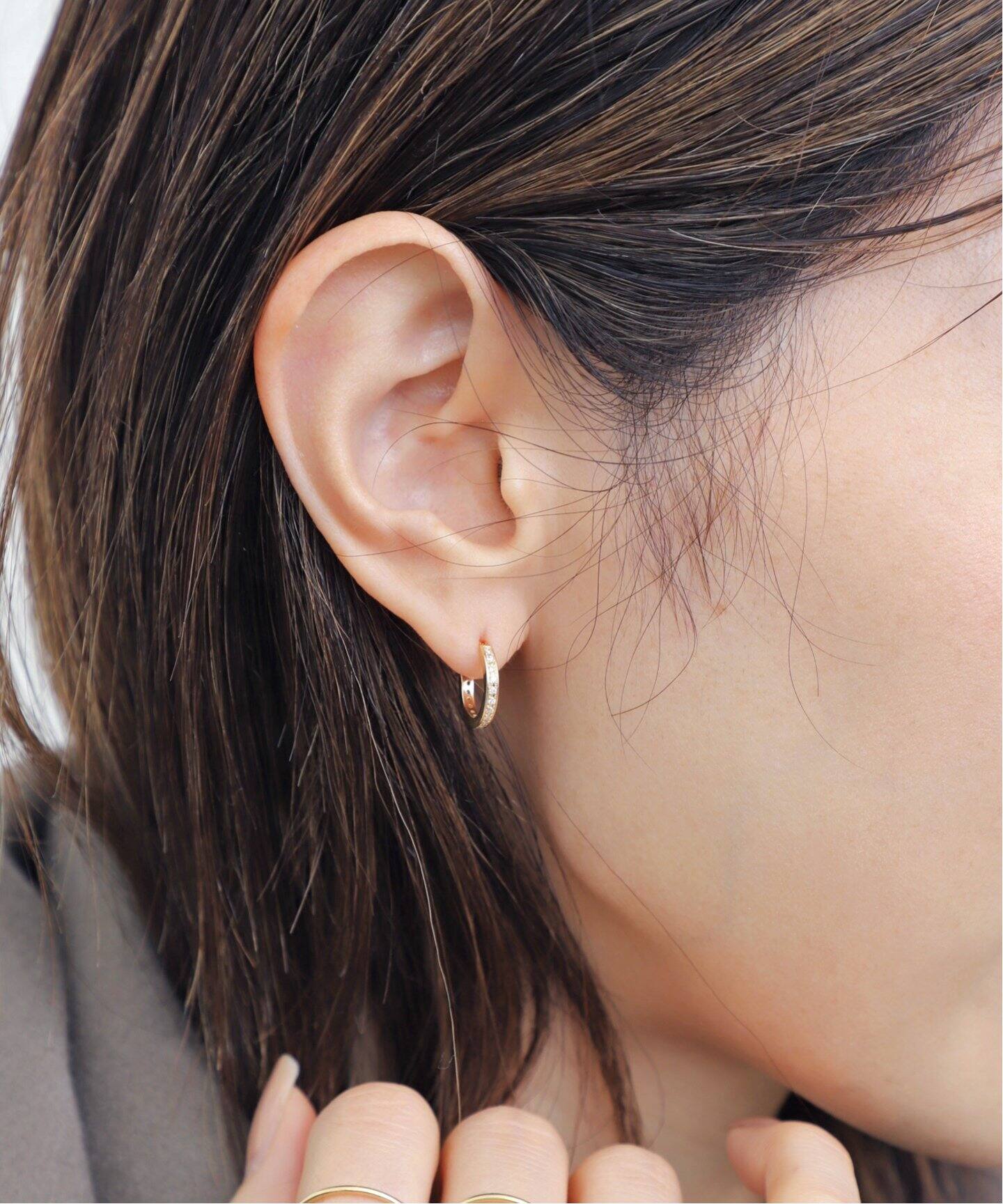 MARIHA♡マリハ♡時の砂フープピアスM 美品 少く
