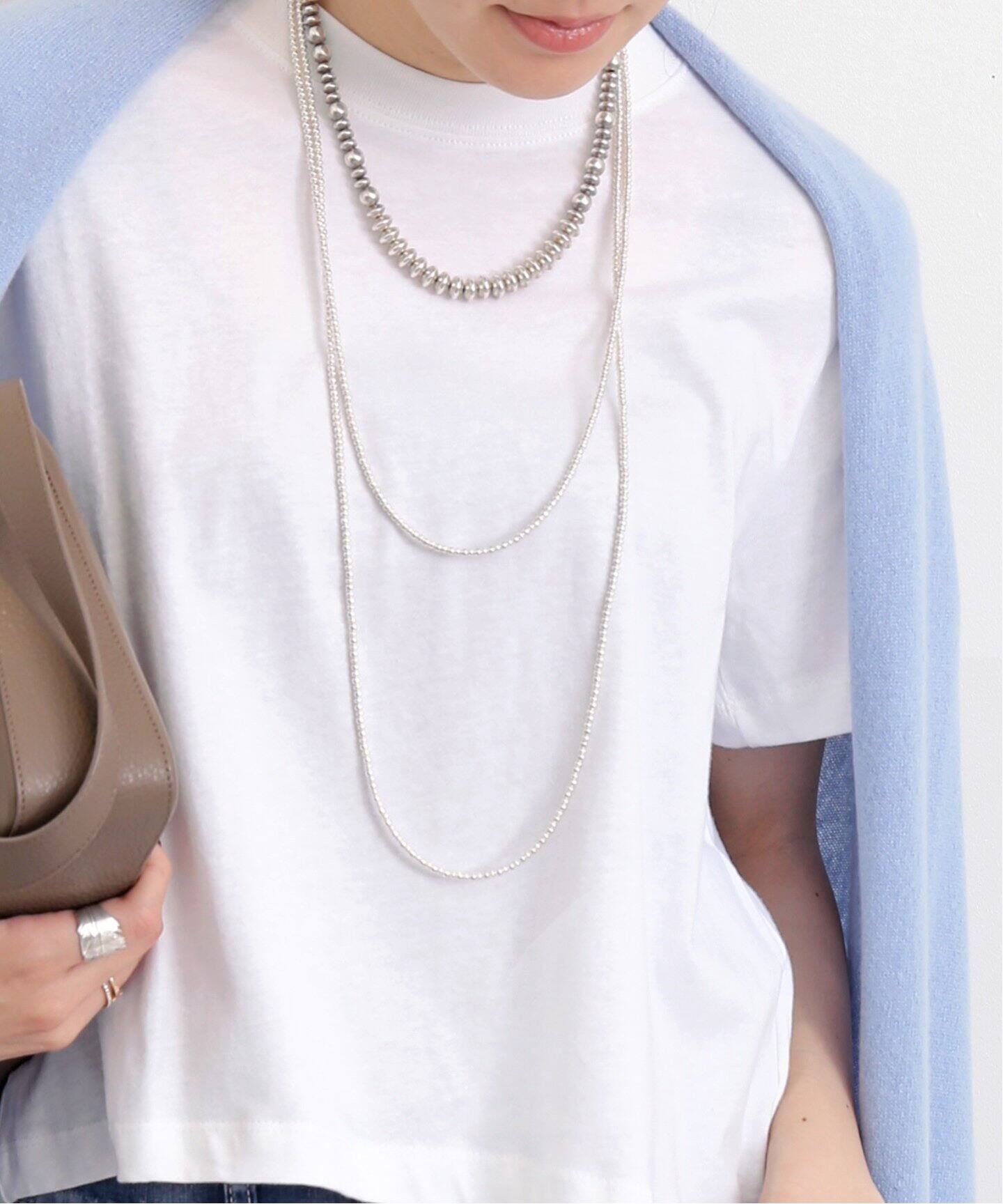 HARPO/アルポ】 COLLIER 36/3MM ROUND SAUCER（ネックレス）｜L 