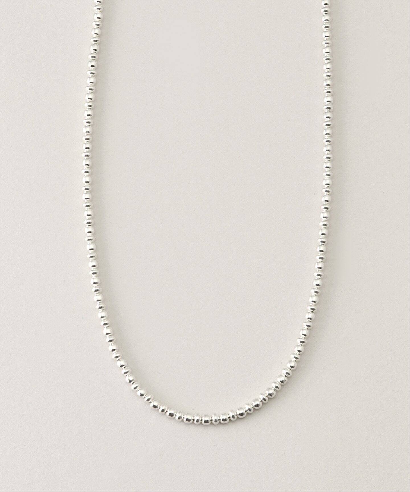 HARPO/アルポ】 COLLIER 27/3MM ROUND SAUCER（ネックレス）｜L 